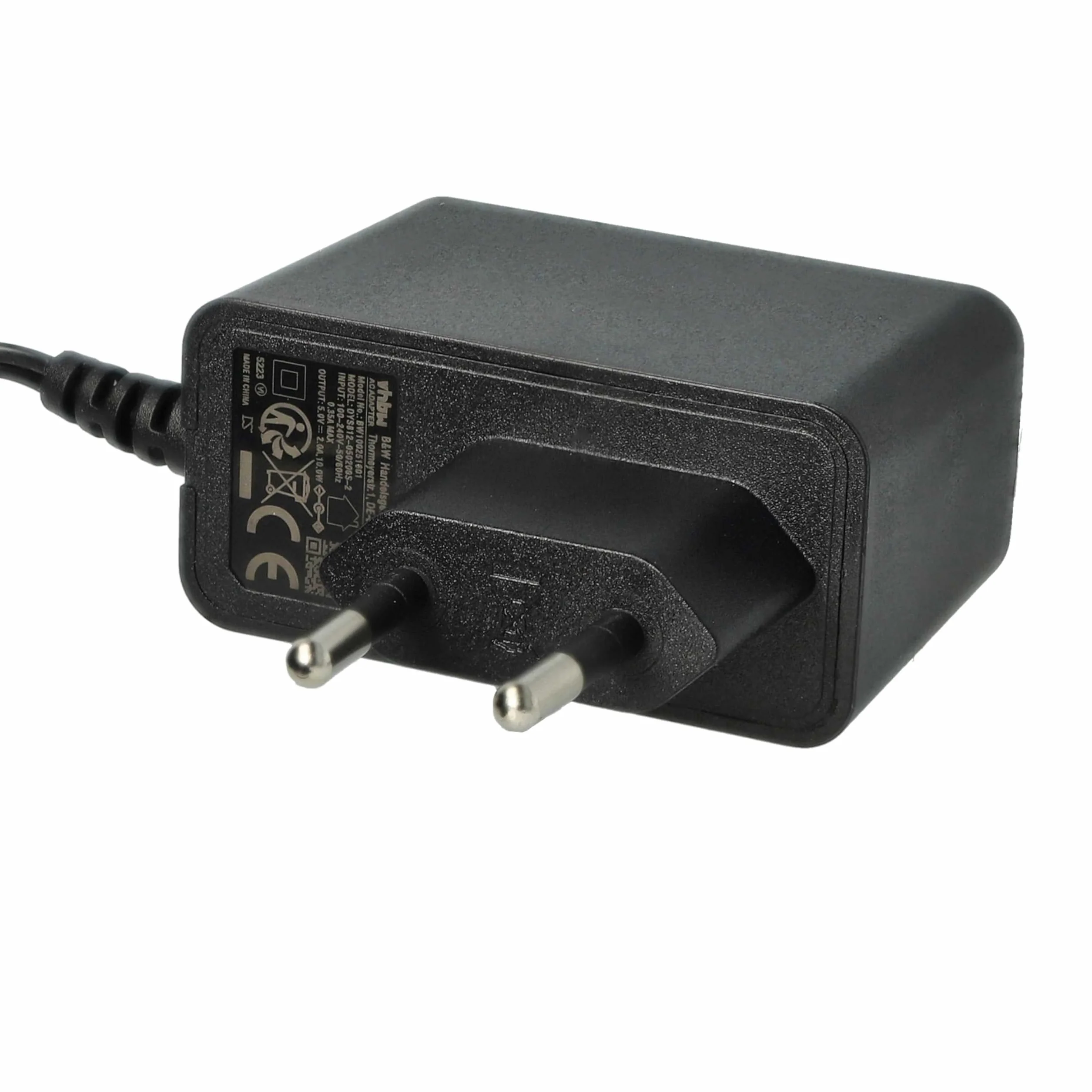 vhbw Ładowarka kabel do ładowania część sieci 220 V pasuje do Sony Ebook Reader PRS-505 PRS-600 PRS-700 Touch PRS-900