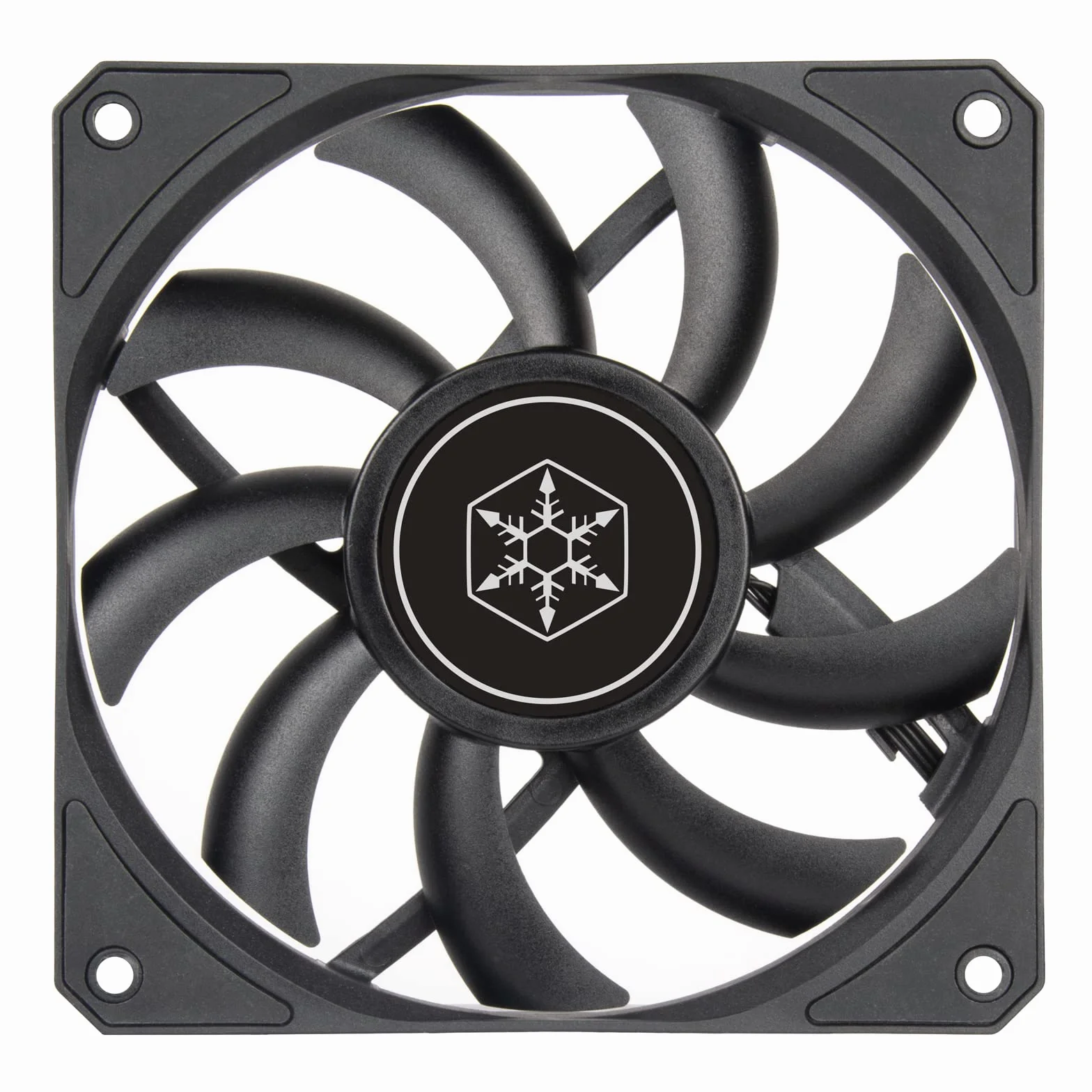 SilverStone Technology Air Slimmer 120 Enhanced Performance Slim Fan 120 mm PWM SST-AS120B czarny