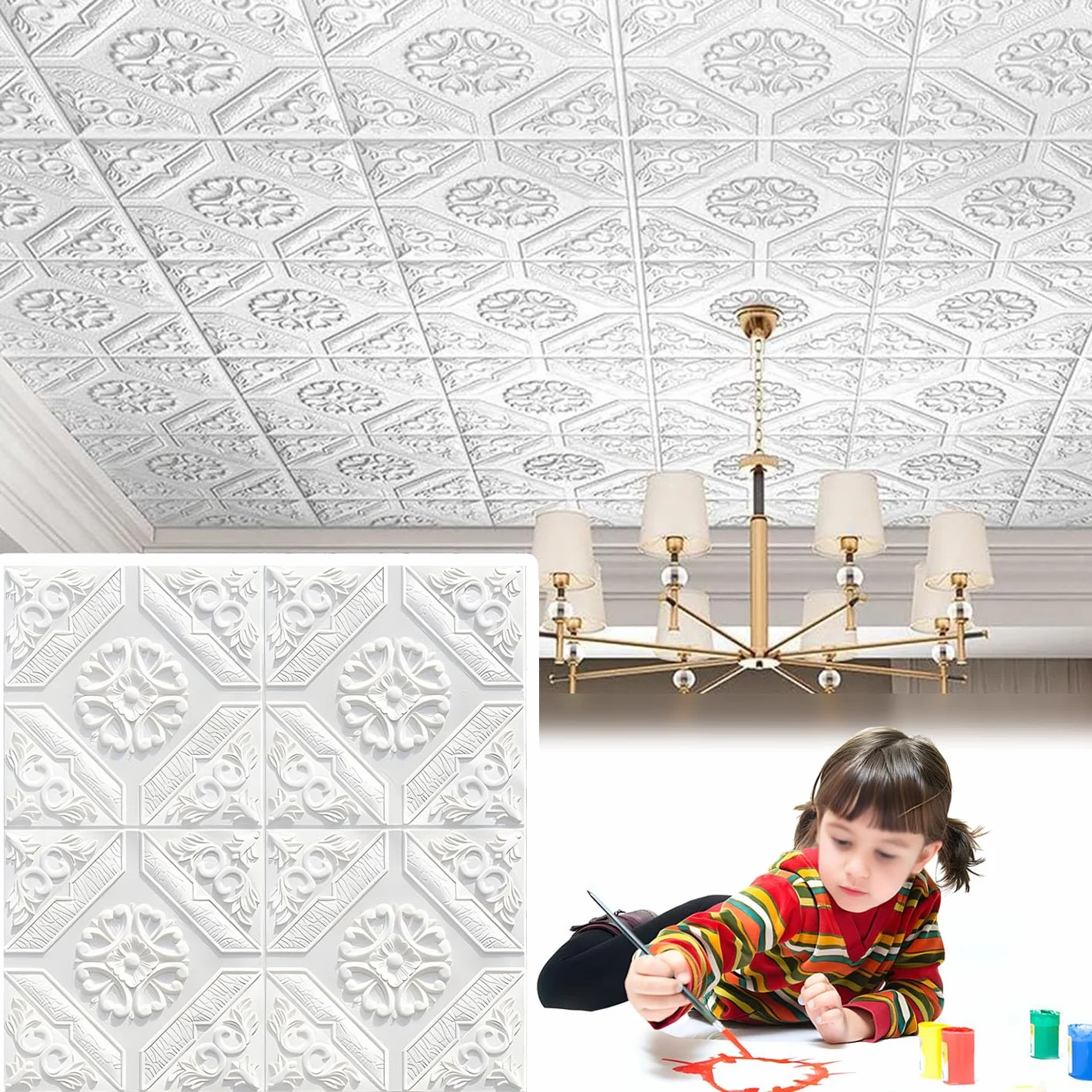 Płytki ścienne 3D piankowe naklejki DIY wodoodporne - tapeta z cegły pokrycie do kuchni, łazienki, salonu