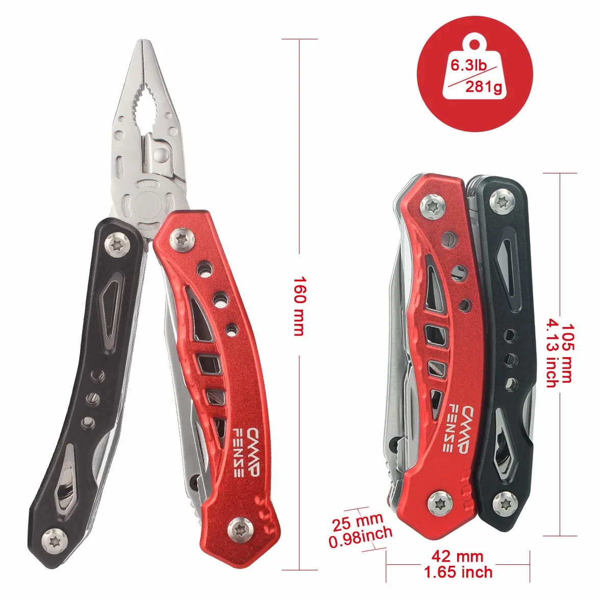 Wielofunkcyjny scyzoryk/szczypce - wielofunkcyjne narzędzie 12 w 1, Nóż składany Nóż kieszonkowy - Swiss Army Knife Wędkarstwo