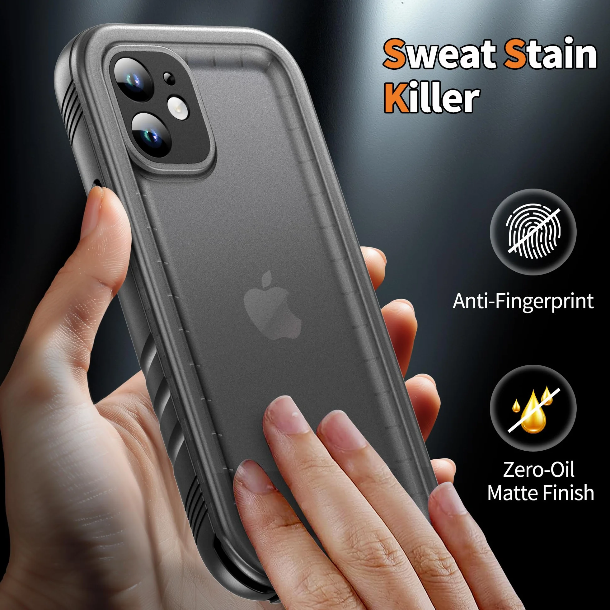 Cozycase Etui do iPhone 11 Wodoszczelne, Odporny na Upadki z 2m, Wojskowy Ochrony
