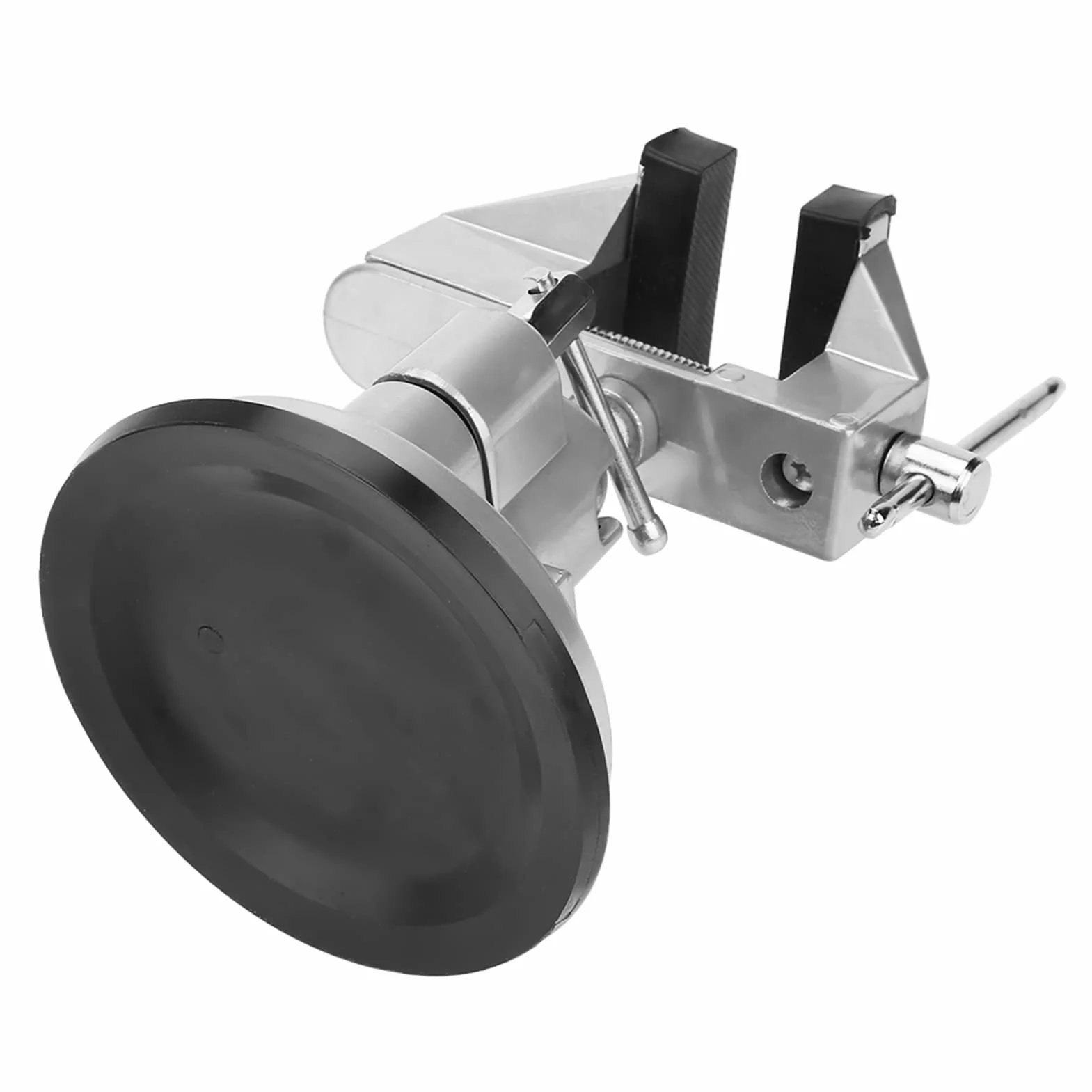 Imadło Stołowe Imadło Obrotowe Imadło Obrotowe Obrotowe Zaciski do Rękodzieła Uniwersalne Imadło Stołowe ze Stopu Aluminium Tworzenie ze stałą podstawą, antypoślizgową gumową