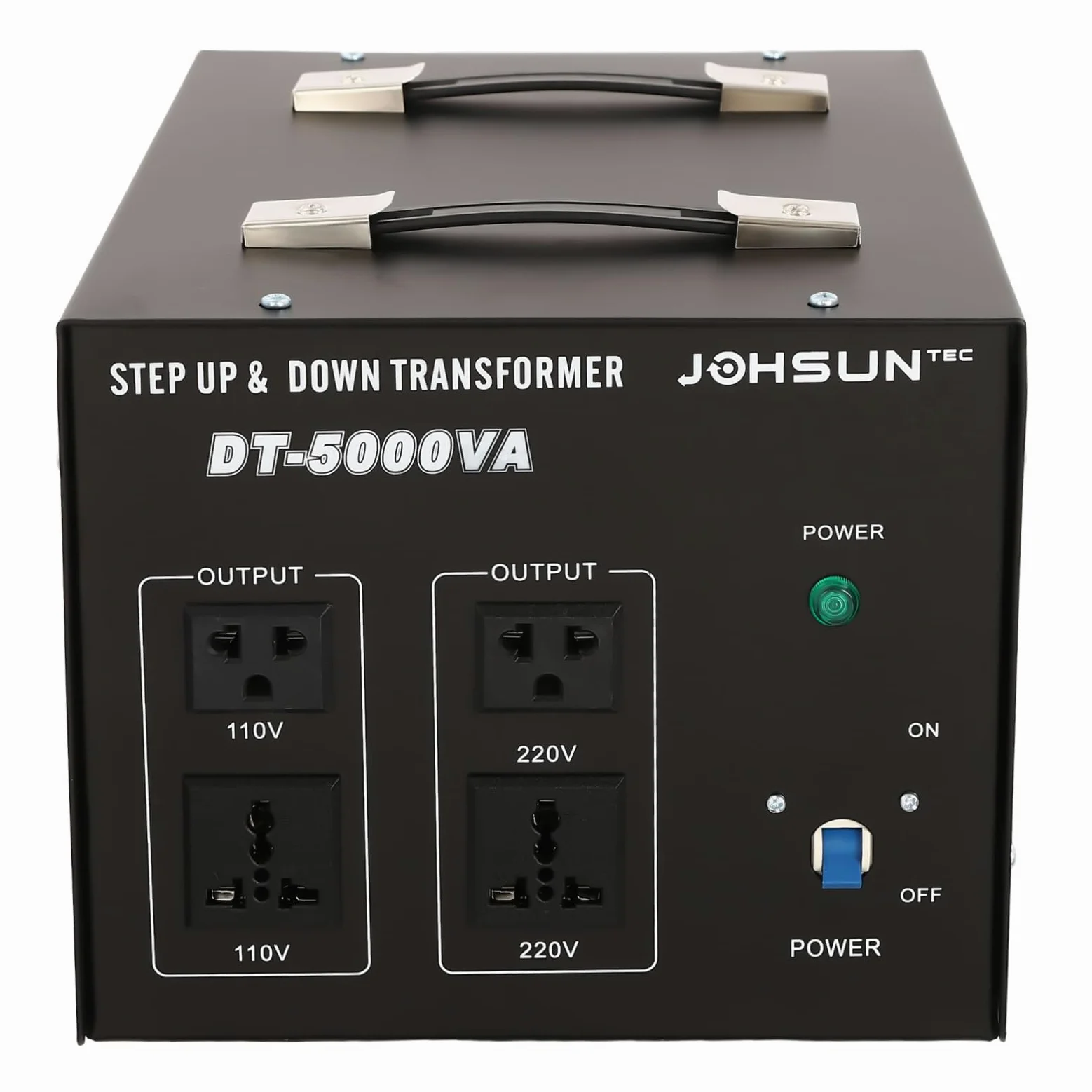 Transformator 220 V 110 V Przetwornik napięcia, podnośnik obniżający, certyfikat CE, adapter do klimatyzatorów lodówek telewizyjnych, zabezpieczenie przed zwarciem i przegrzaniem (4500 W)