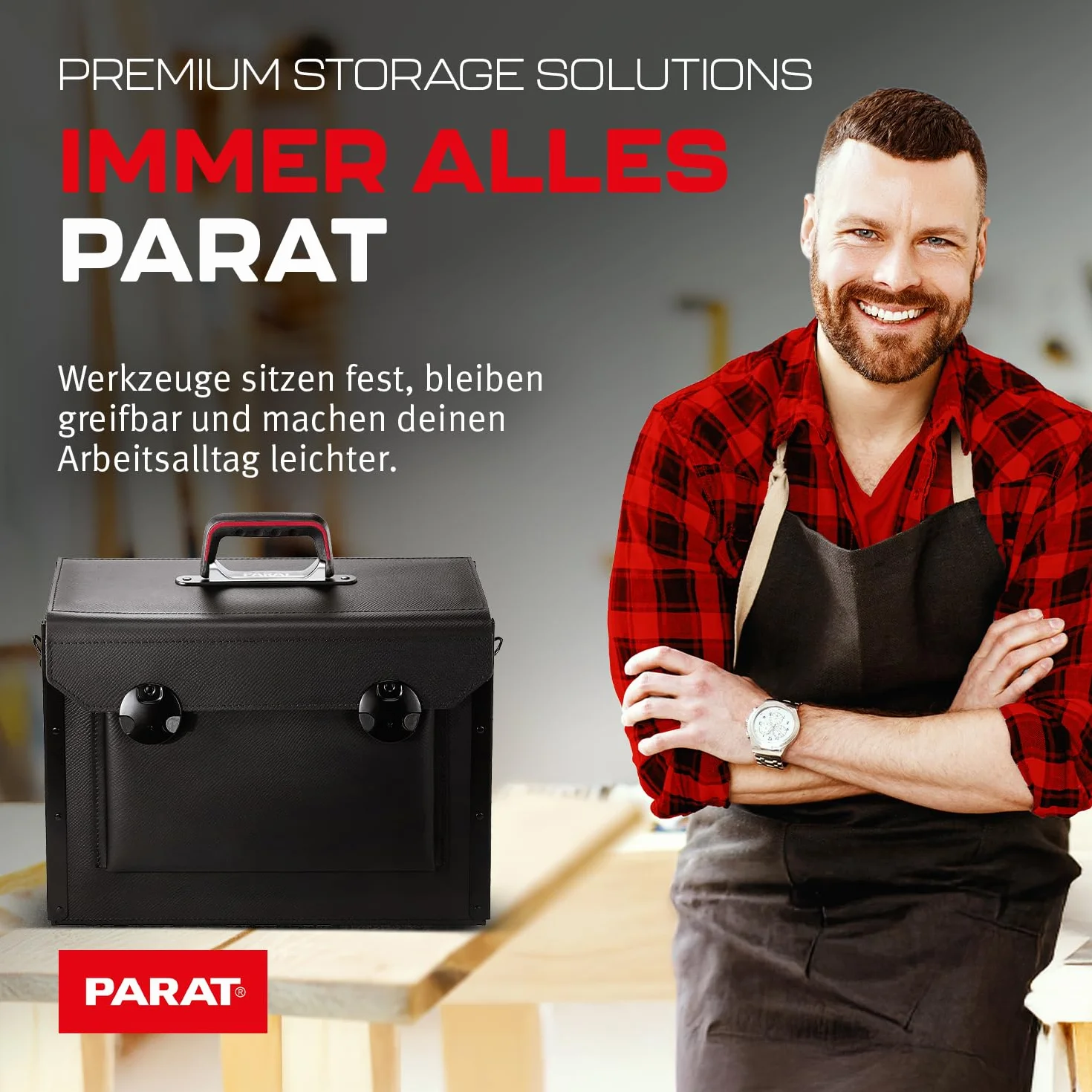 PARAT 18.000-581 Top-Line torba na narzędzia z uchwytem na dłuto - czarna