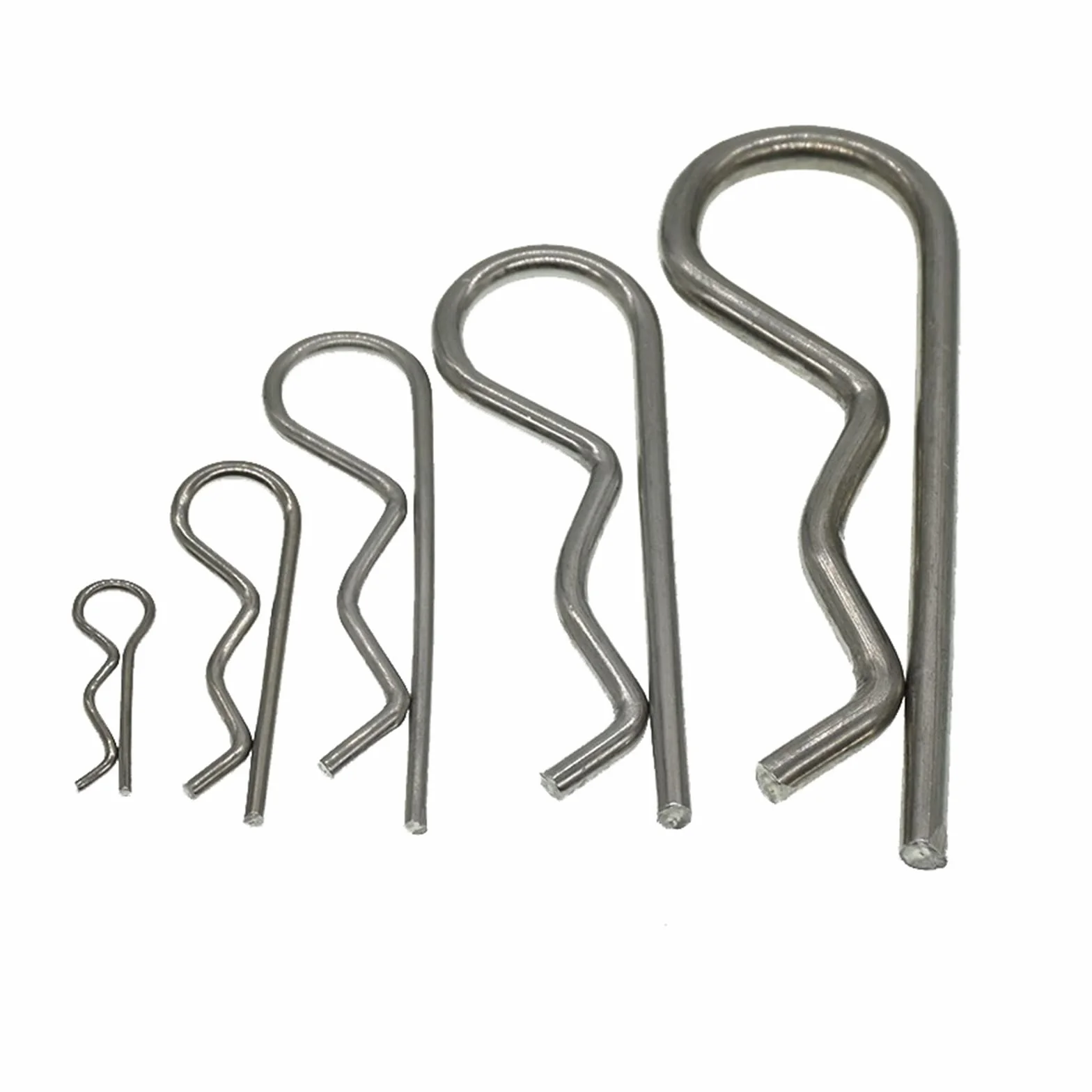 Zawleczki Trzpień blokujący Zawleczka sprężynowa ze stali nierdzewnej w kształcie litery R 1,2 mm 1,8 mm 2 mm 2,5 mm 3 mm 4 mm Dia Elementy mocujące do naprawy samochodów)(M4-75mm SS(10PCS))