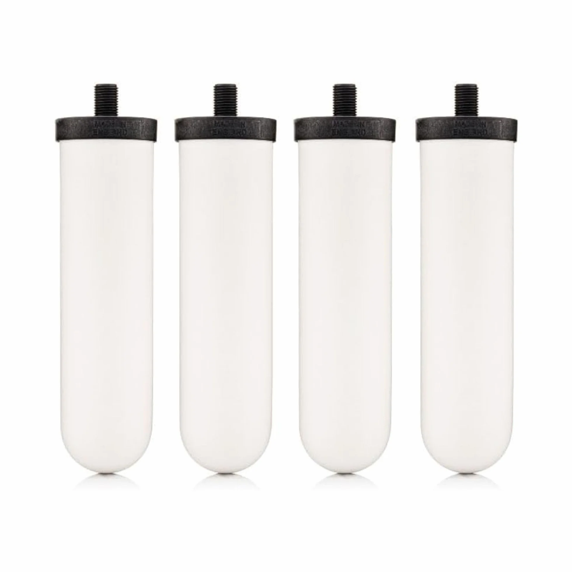 British Berkefeld Wkład Ceramiczny 7" Ultra Sterasyl Do Filtrów Grawitacyjnych | 4 Sztuki | Redukuje Zanieczyszczenia | Nadaje Się Do Wszystkich Pojemników Grawitacyjnych |Poprawia Smak|Certyfikat NSF
