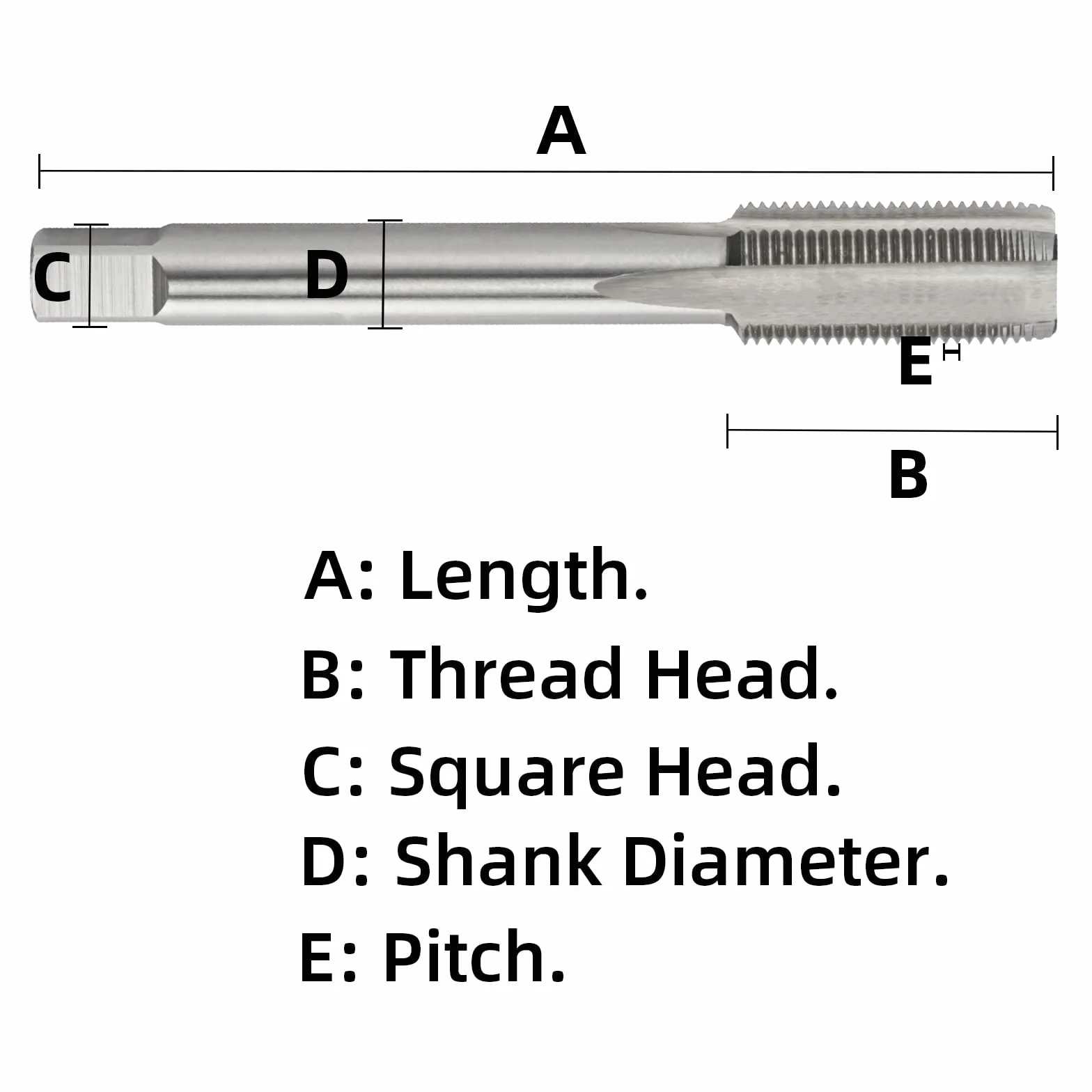 Zestaw gwintówek i nawlekarek M13 X 2.0, gwintowka metryczna M13 x 2.0mm HSS i nawlekarka M13 x 2.0mm ze stali stopowej, prawostronna