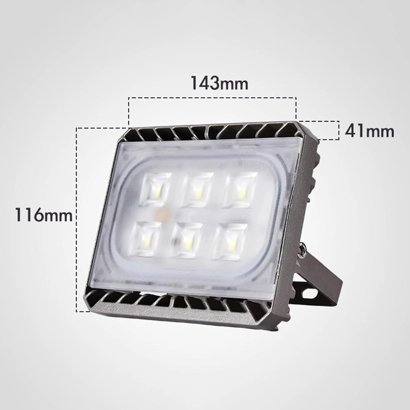 lampy solarne do użytku na zewnątrz, Światła bezpieczeństwa LED Regulowane światło punktowe 180°, zewnętrzne robocze na patio, podwórko, dach(30W)