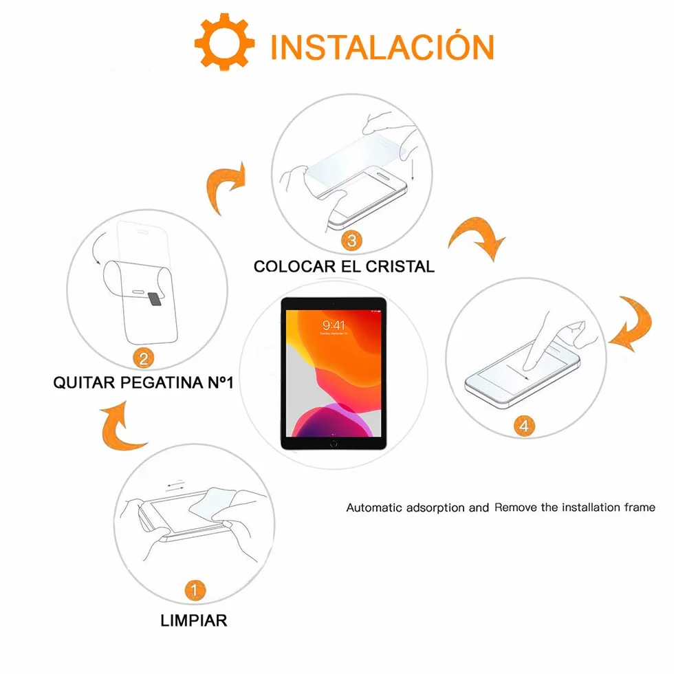 Szkło hartowane Oraniacza Ekranu do APPLE IPAD 10ª GEN. 2022 10,9" IPAD 11ª GEN. 2025 11"
