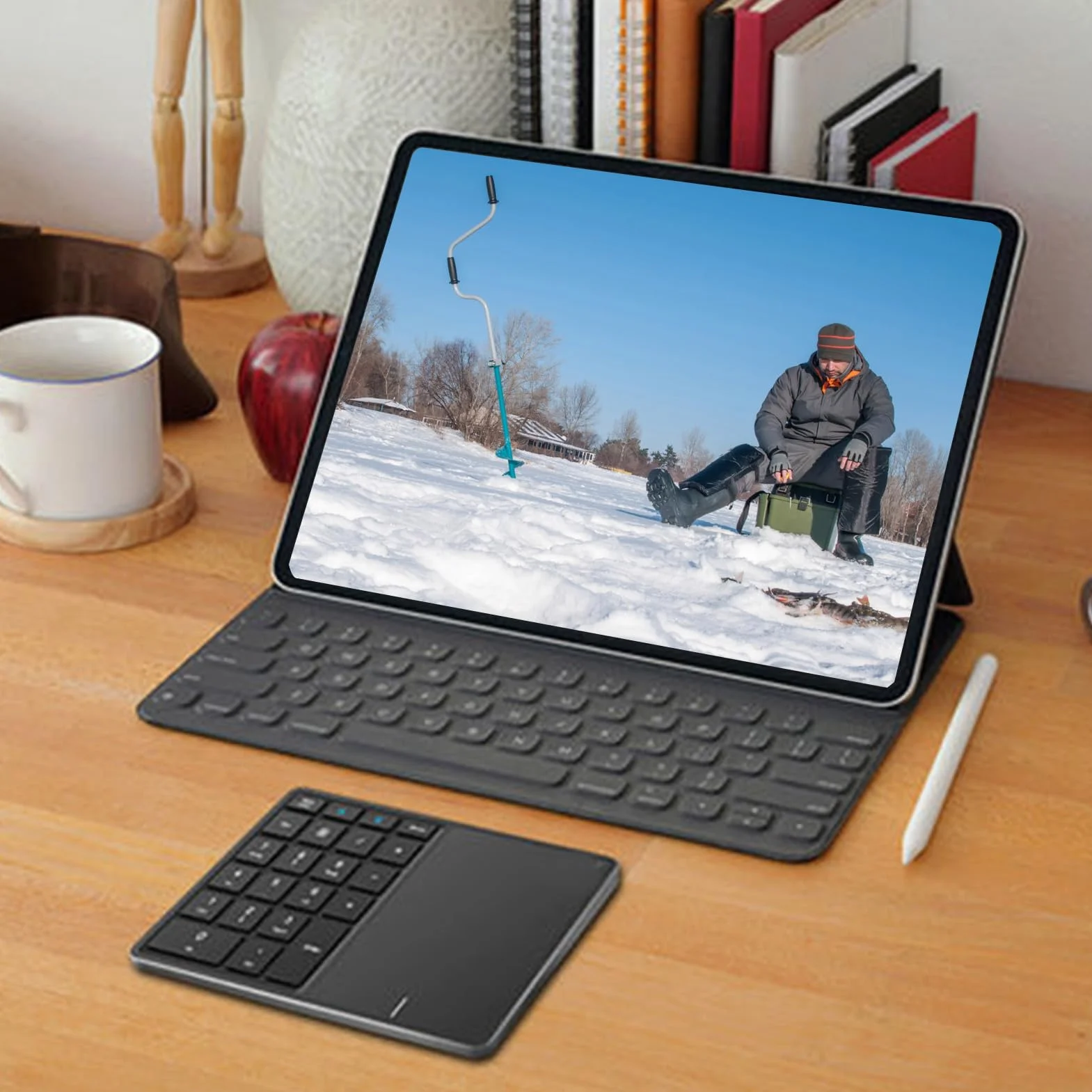 Bezprzewodowa klawiatura numeryczna z touchpadem, blok numeryczny Bluetooth do laptopa, 22 przyciski, bezprzewodowa klawiatura numeryczna BT Dual Mode Numeric Keypad, 2,4 G 2 w 1, przenośna klawiatura
