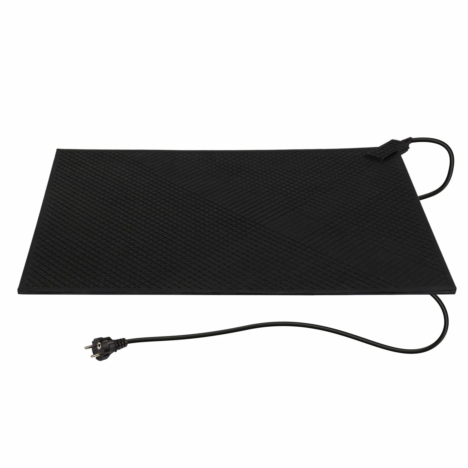 Mi-Heat Gumowa mata grzewcza 45 x 60 cm, 110 W – ciepłe stopy w chłodni, magazynie, na taśmie montażowej, stoisku sprzedażowym lub na zewnątrz