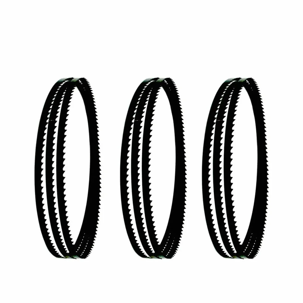 Brzeszczot do piły taśmowej, jakość premium, 3pcs 1425mm Bandsaw Blade 1425 x 6.35 x 0.35 mm 3 4 6 10 14 TPI Carbon Band Saw Blades Woodworking Tools Accessories(3 TPI)