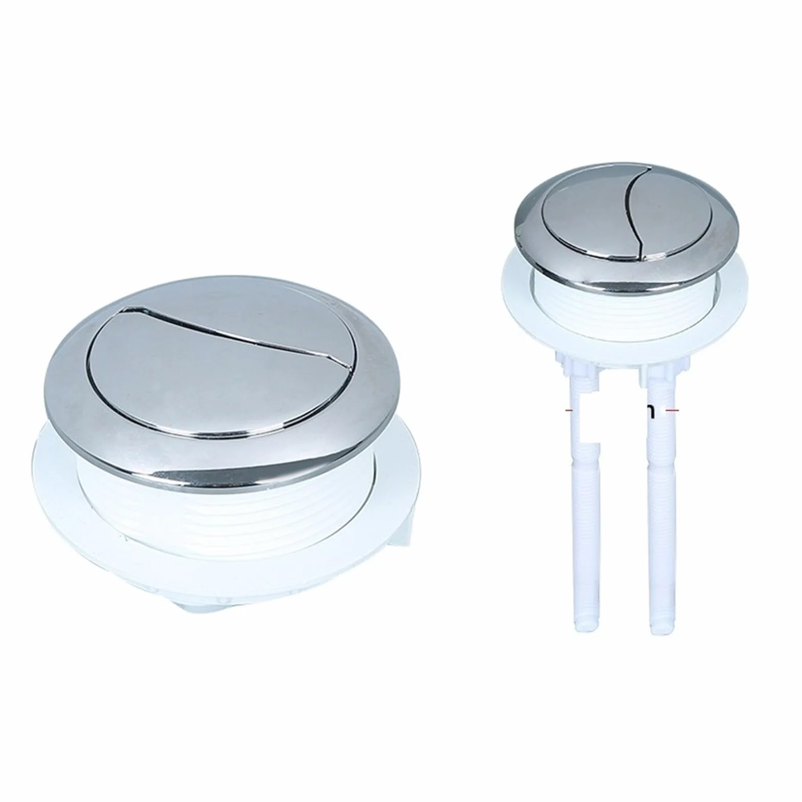 Uniwersalny przycisk do podwójnego spłukiwania toalety 38/48/58mm Część zamienna(58mm)