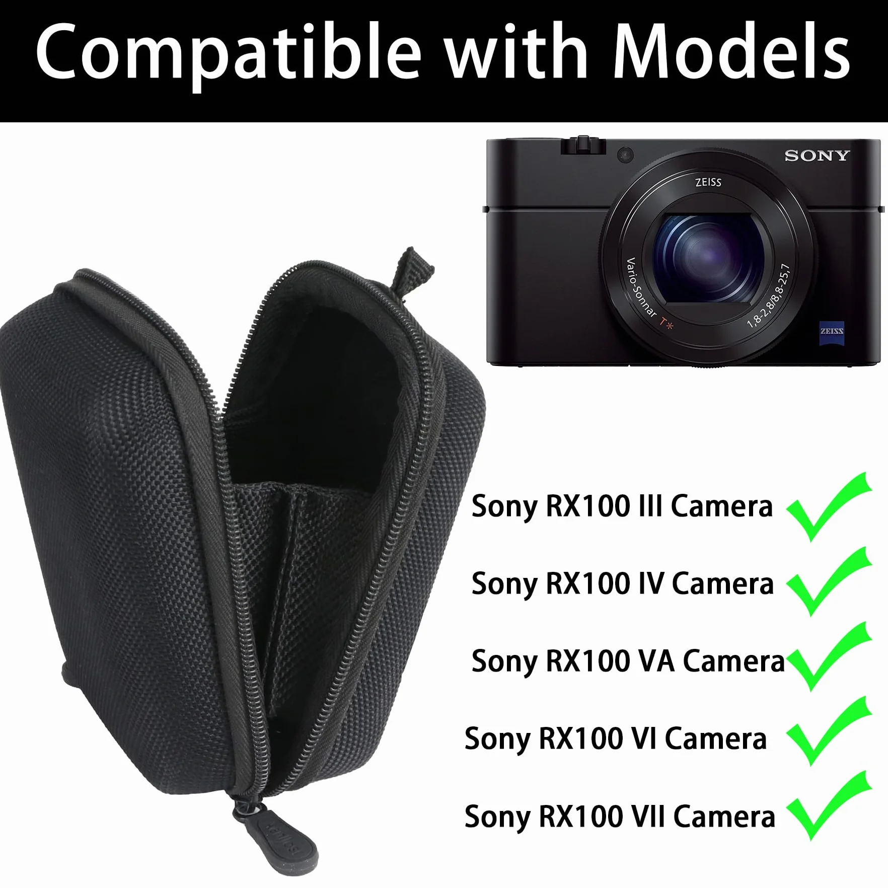 Twarde etui podróżne do Sony DSC-RX100 III IV VA VI VII