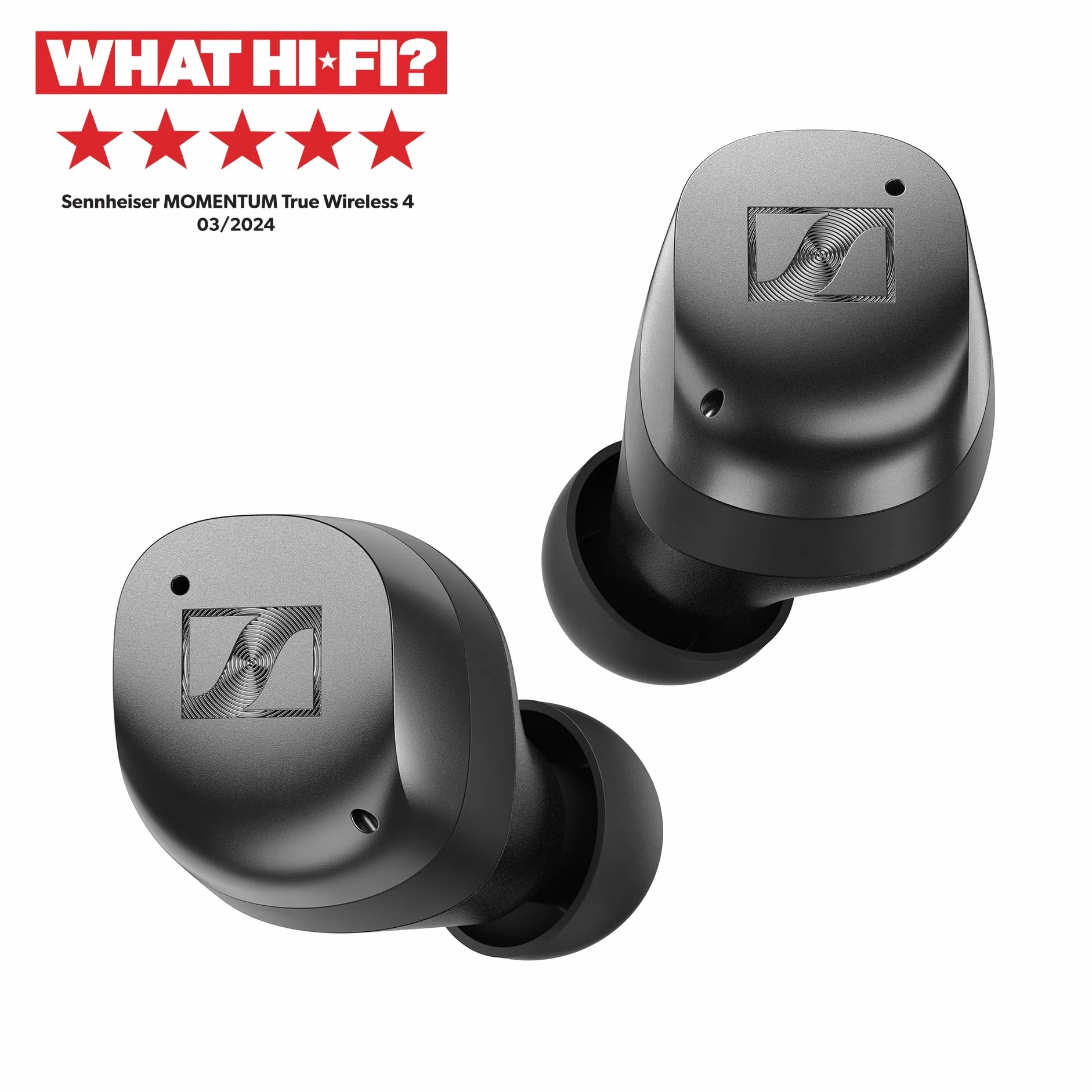 Sennheiser MOMENTUM True Wireless 4 Słuchawki Bluetooth 5.4 ANC 30h Czarny Grafitowy