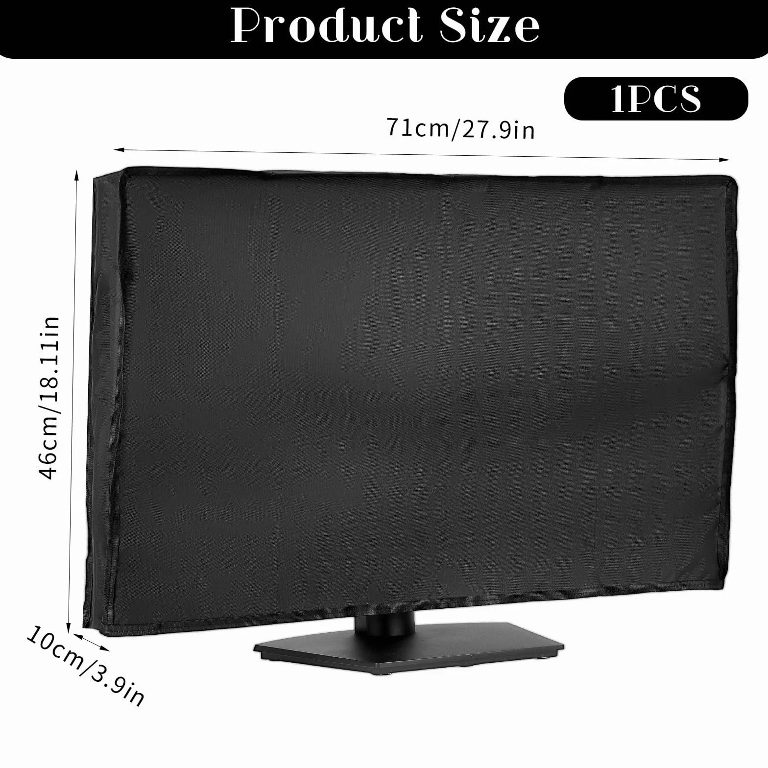 KALIONE Osłona przeciwpyłowa do komputera wodoodporna antystatyczna 71 x 45 x 10 cm