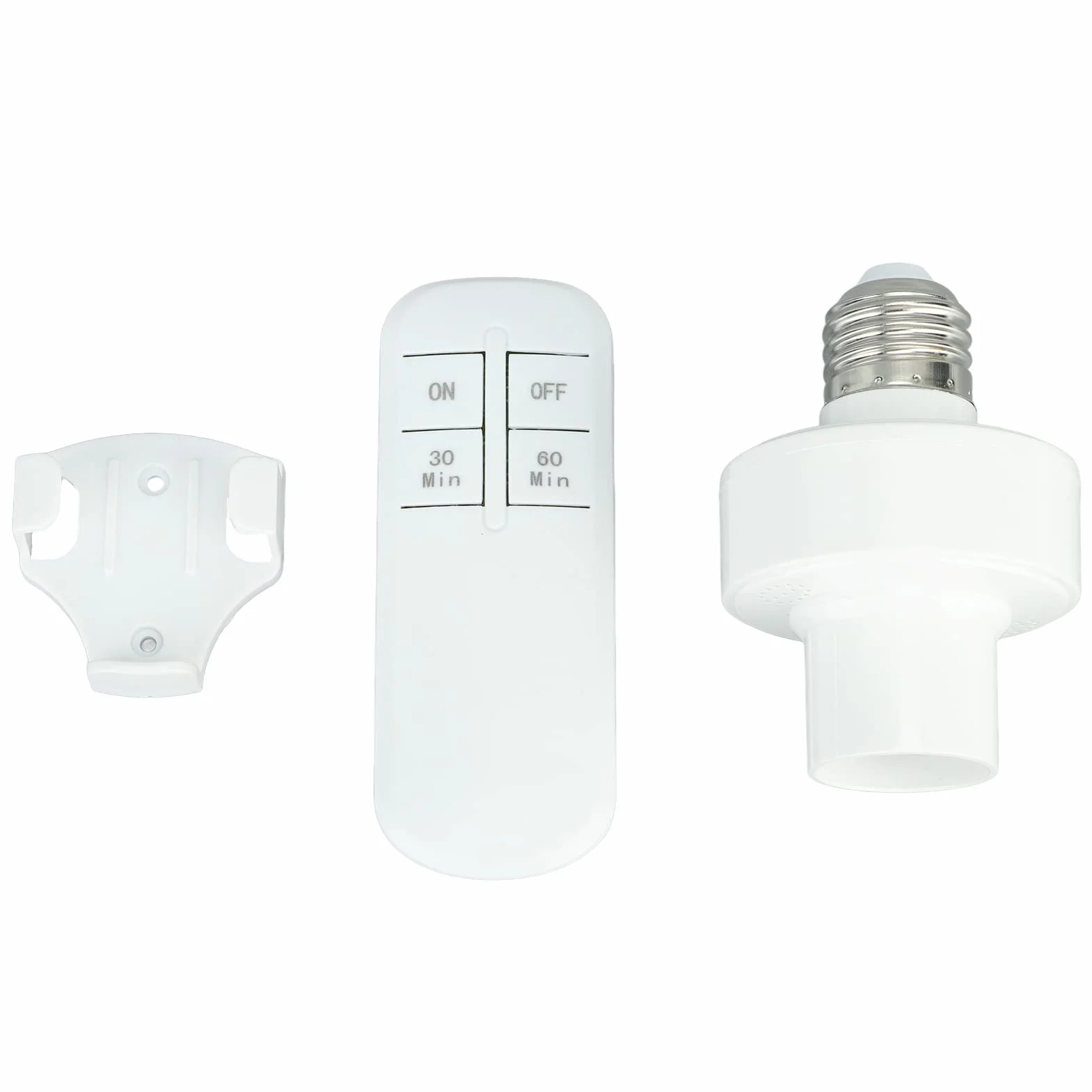 Bezprzewodowe Gniazdo Lampy, Wymiana 30m Gniazdo żarówki Zdalnego Sterowania Sterowanie 360 ​​stopni z Pilotem do Lampy żarowej do żarówki E27 (220 V)