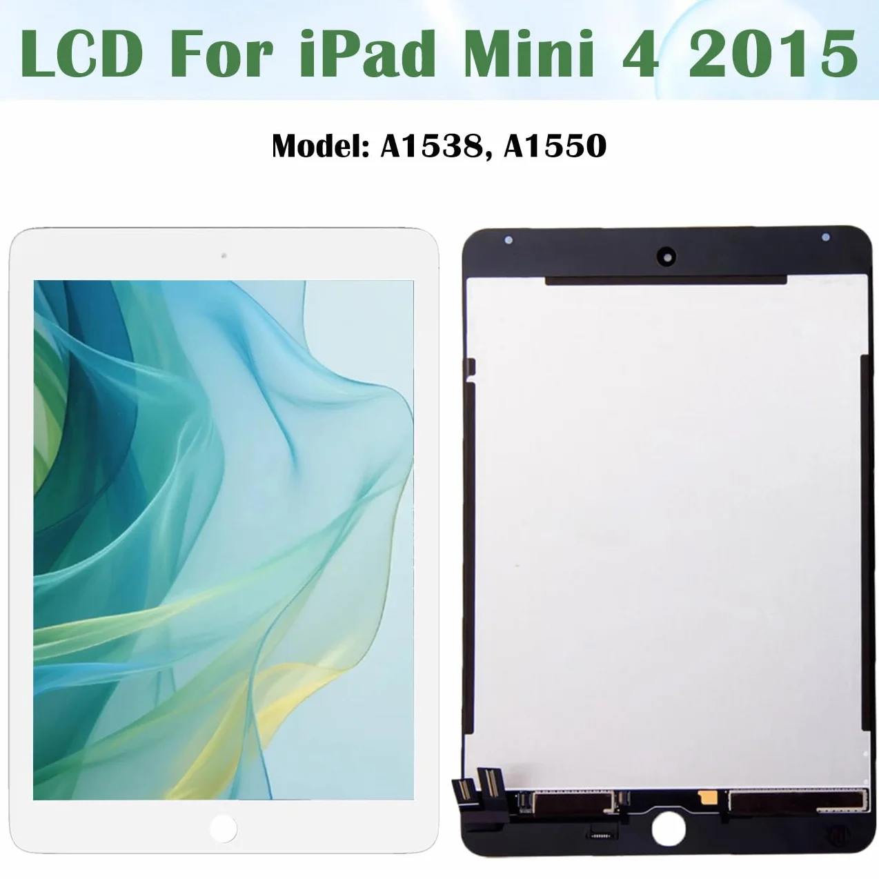 Wyświetlacz LCD do iPad mini 4 7,9 cala A1538 A1550 (2015) biały