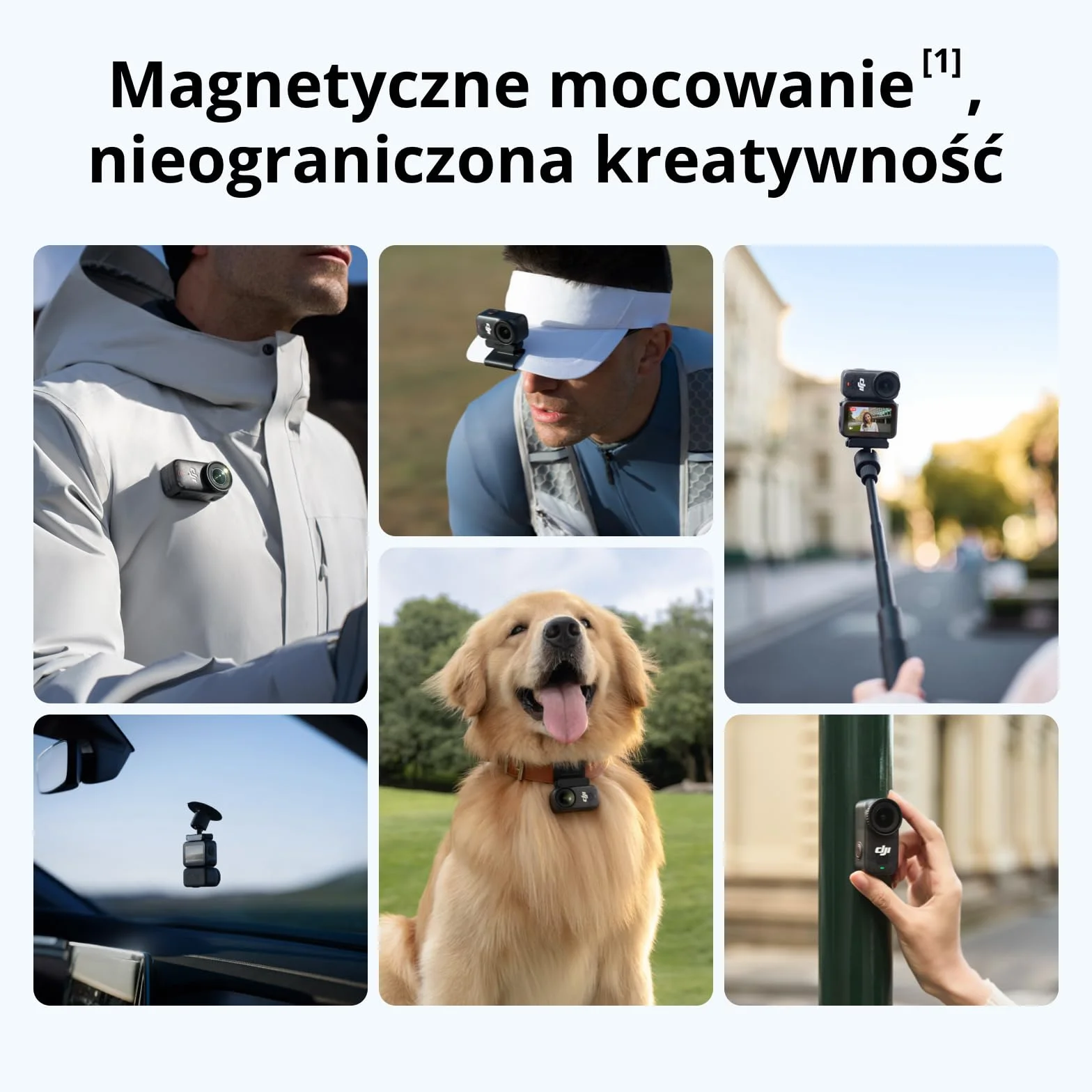 DJI Osmo Nano Standard Combo (64 GB) – mała kamera do tworzenia vlogów o rozdzielczości 4K, nagrywaniem przez 200 minut, szybkim transferem treści, kamerą POV 4K do sportów i tworzenia vlogów