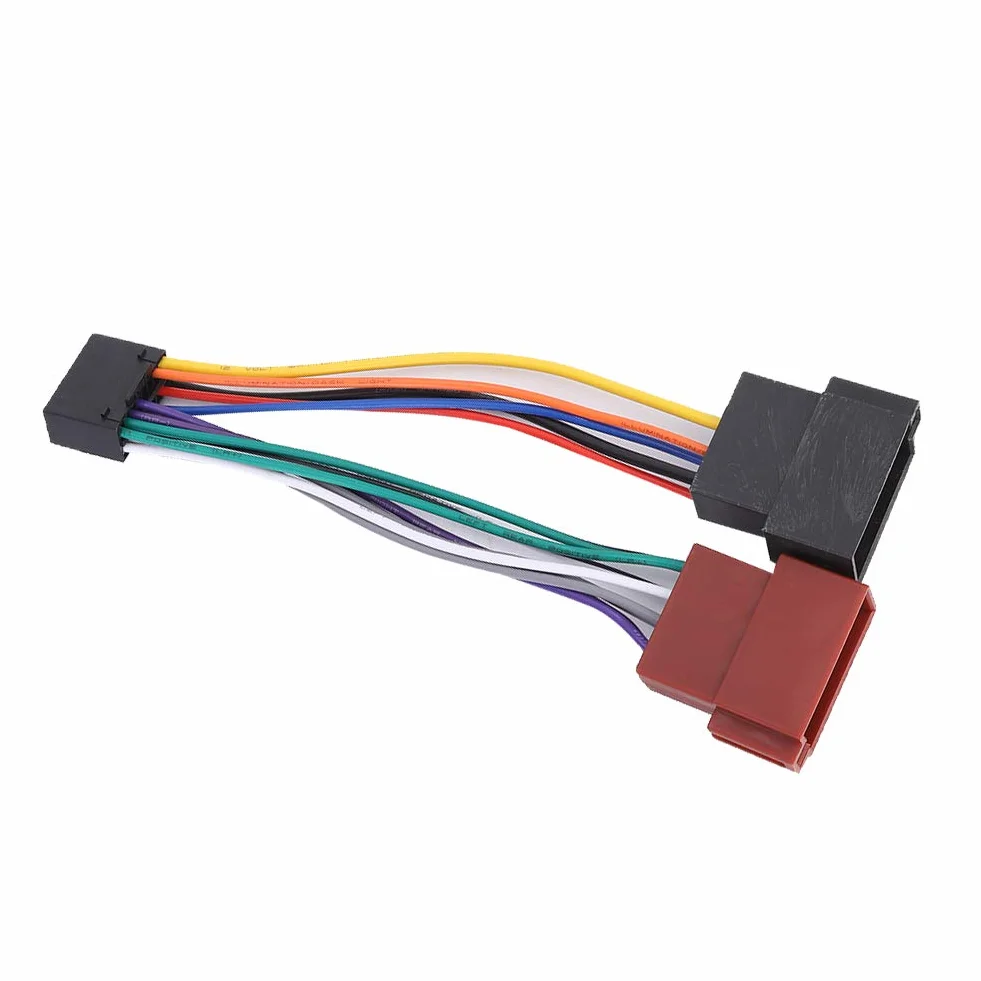 Adapter Kabla 16 Pin ISO do Radia Samochodowego Stereo Złącze Wiązka