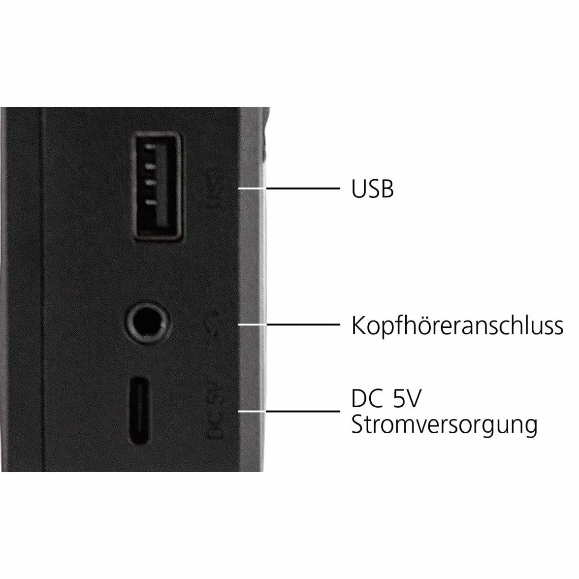 IMPERIAL DABMAN 17 przenośne radio DAB+ FM Bluetooth USB czarne