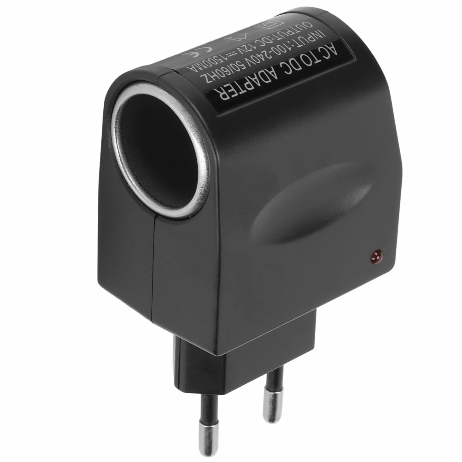 Uniwersalny Konwerter AC na DC 1500mA 1.5A 240V AC do 12V DC Adapter Gniazda Zapalniczki Samochodowej