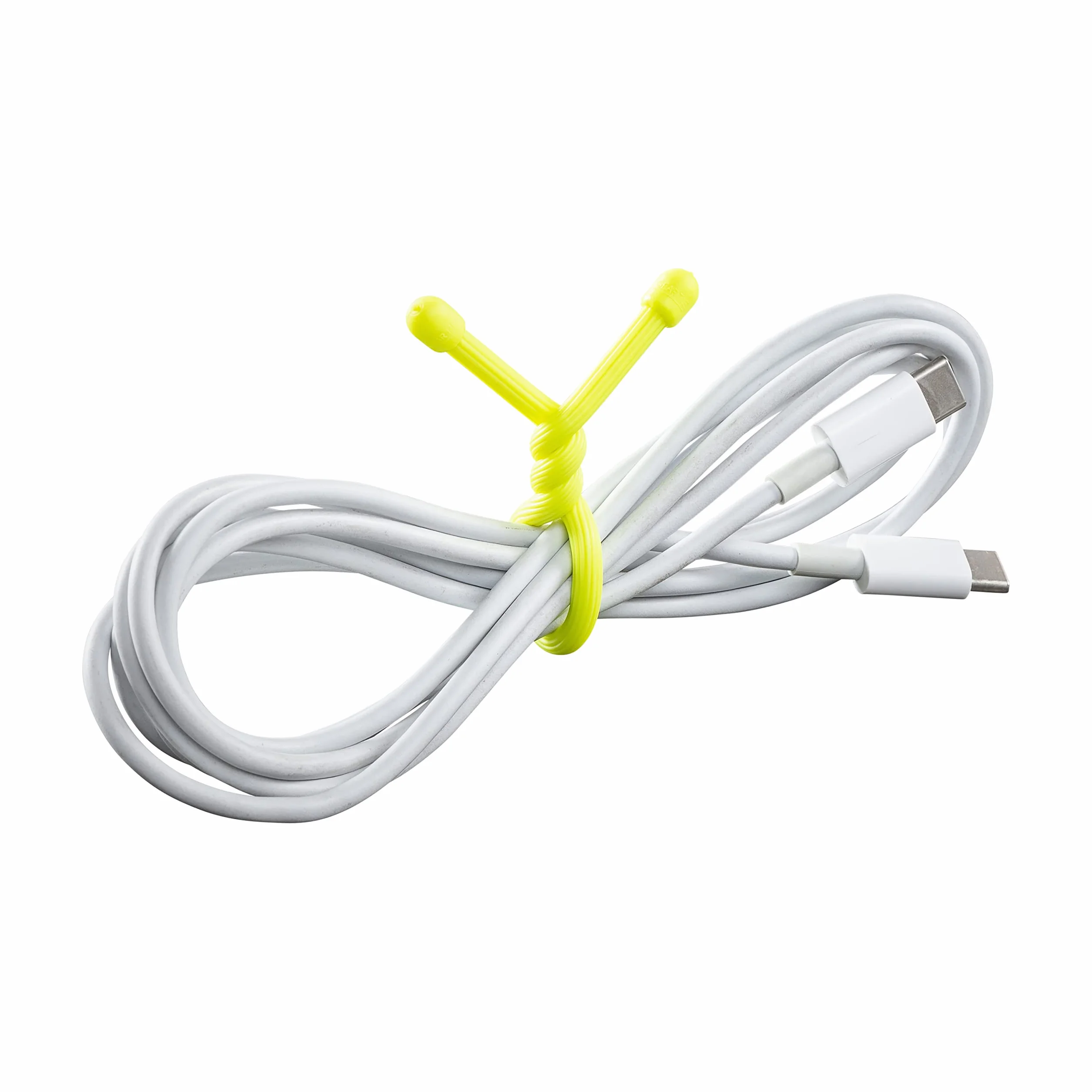 Nite Ize Gear Tie 6 – Neon Yellow 2-PK Zacisk, Żółty, S/6 Inch