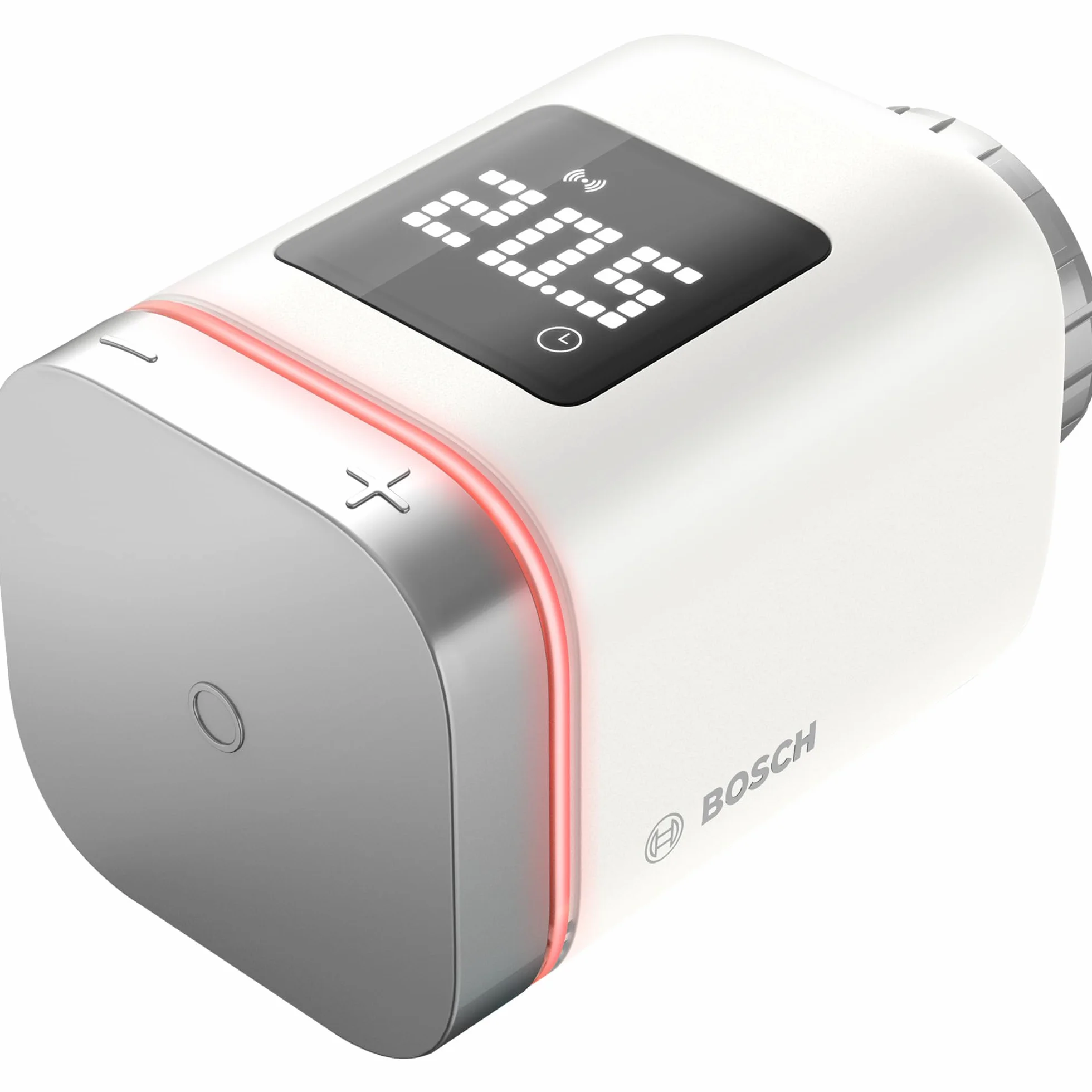 Bosch Smart Home termostat grzejnikowy II [+M], inteligentny termostat, elastyczne zastosowanie w systemie Bosch Smart Home lub w systemach matter