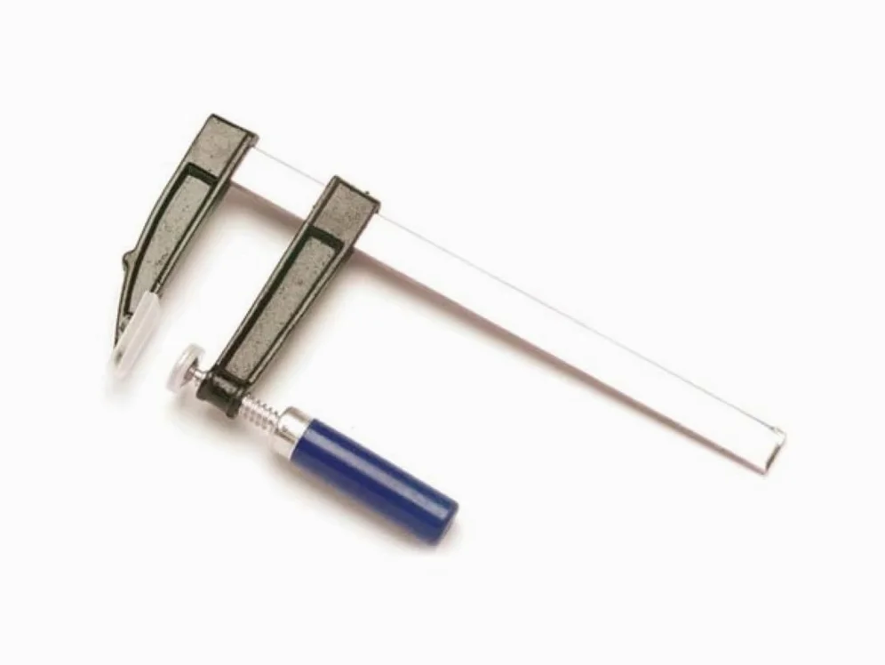 Toolland Zacisk F, 300 x 120 mm, 1145 g, ergonomiczny uchwyt, kolor niebieski