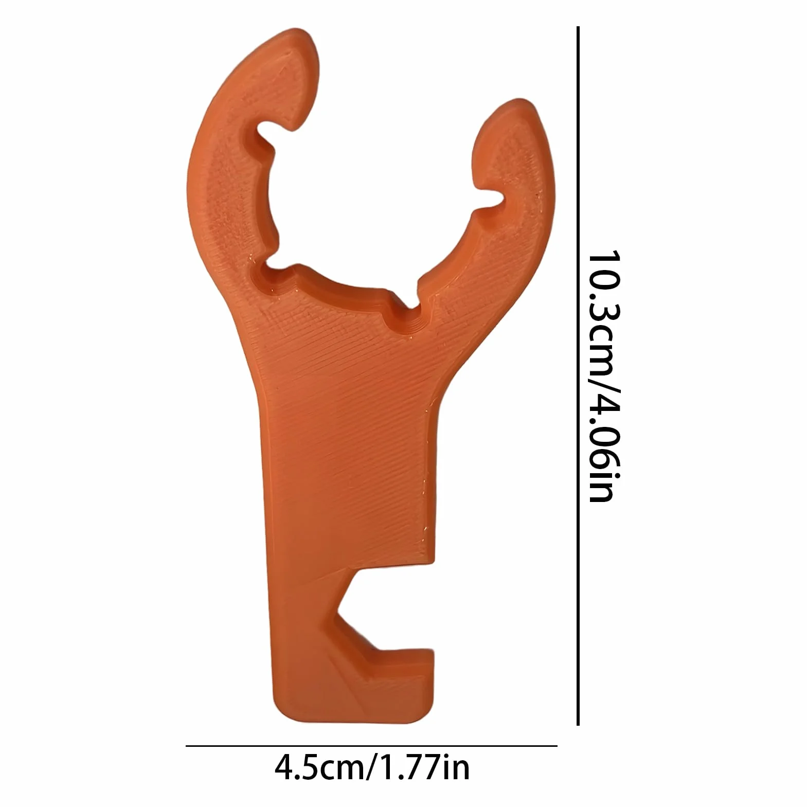 Klucz do butelek gazowych, regulowany klucz antypoślizgowy, 10,3 x 4,5 cm, narzędzie do zaworu redukującego ciśnienie, naprawa HVAC, narzędzie wielofunkcyjne, do kamperów i użytku na zewnątrz