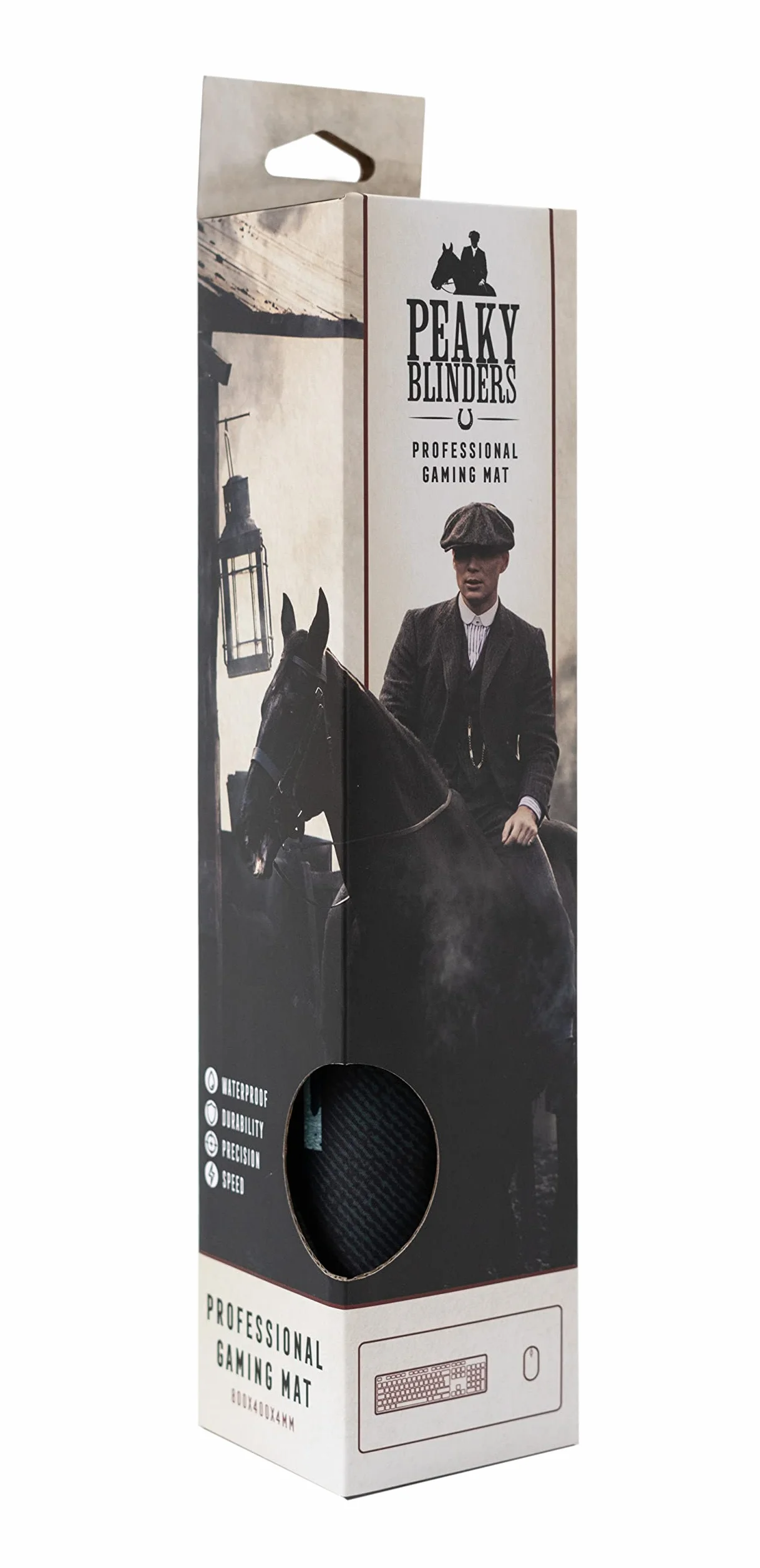 Grupo Erik Podkładka pod mysz XXL, Peaky Blinders, podkładka na biurko do gier, 80 x 35 cm, antypoślizgowa gumowa podkładka pod klawiaturę i mysz, duża, prezenty dla graczy