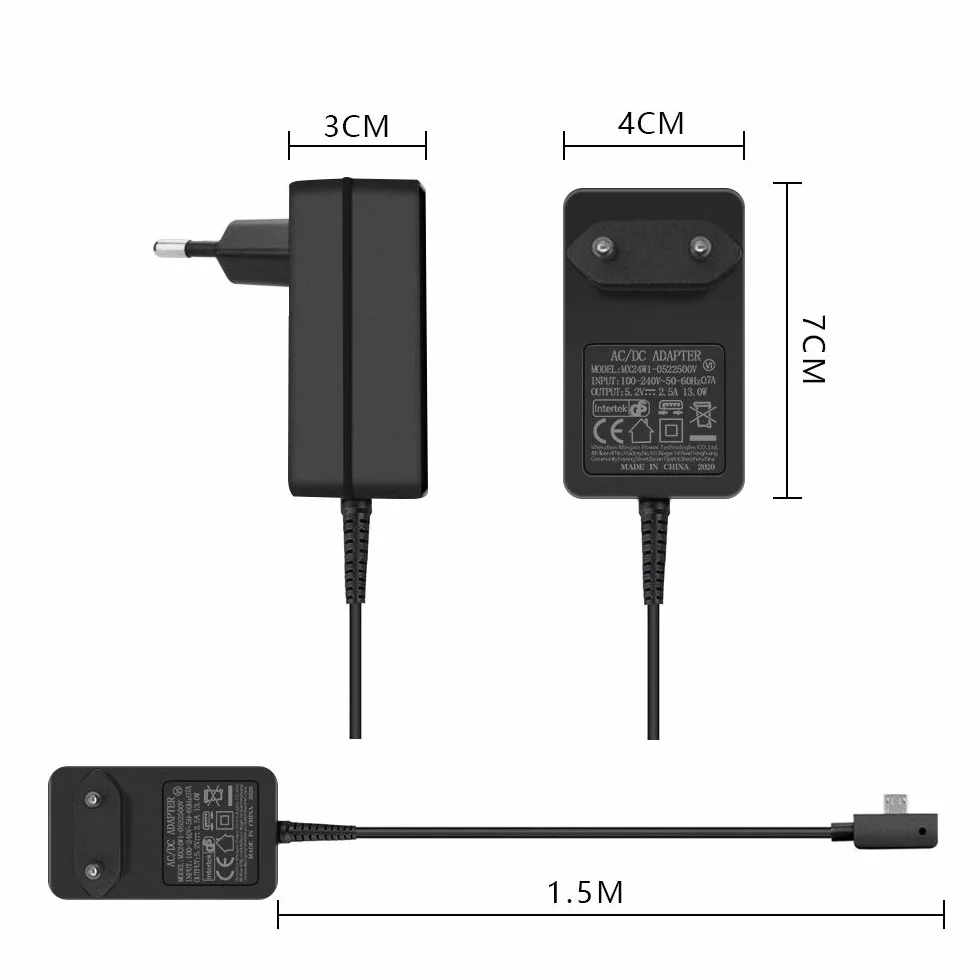 Ładowarka Cshare 13W 5,2V/2,5A do Surface 3 Windows Tablet Model 1623 1624 1645 1657