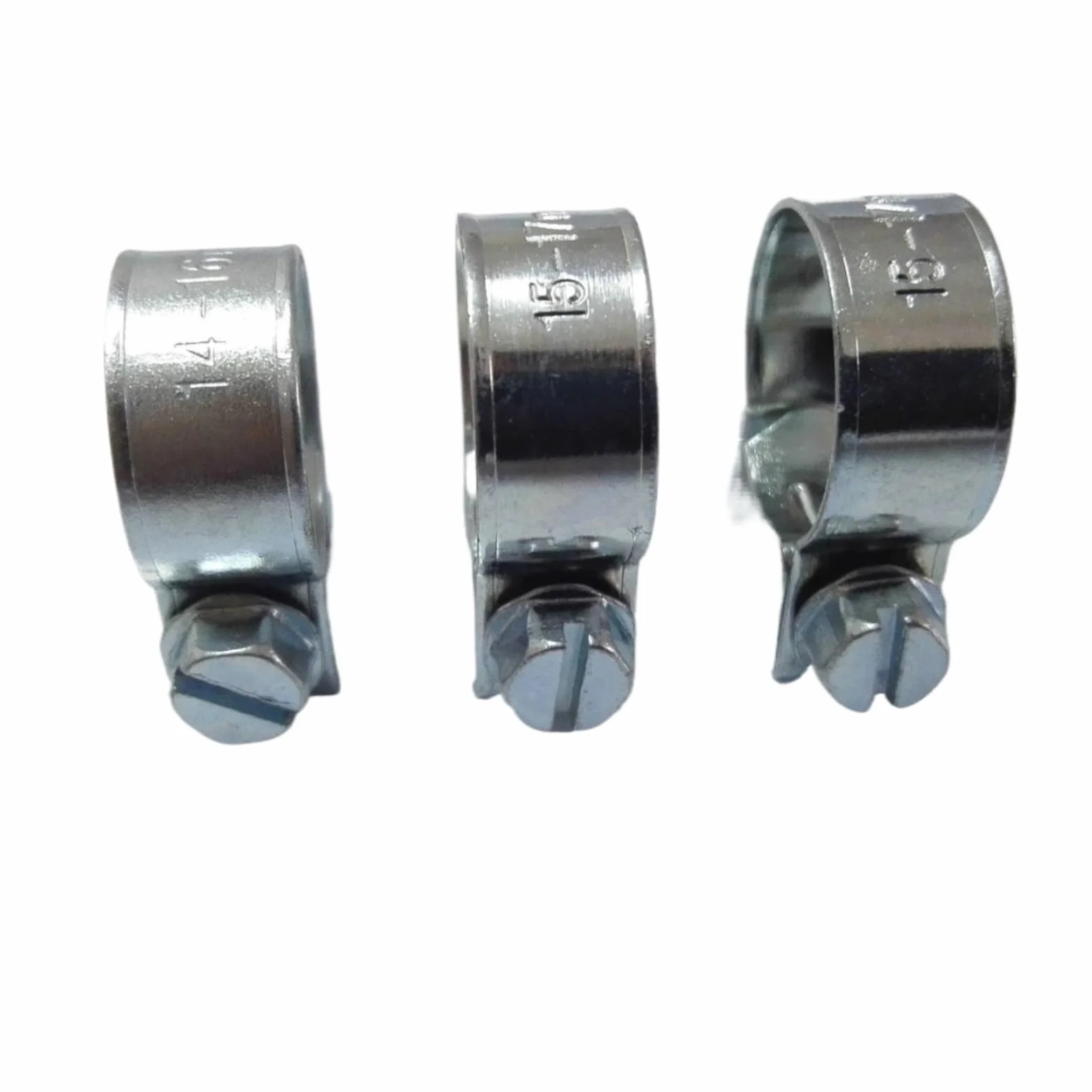 10 sztuk ocynkowanych zacisków paliwowych do rur 6-20 mm-trwałe metalowe łączniki do ropy, wody, powietrza i gazu(7-9mm)