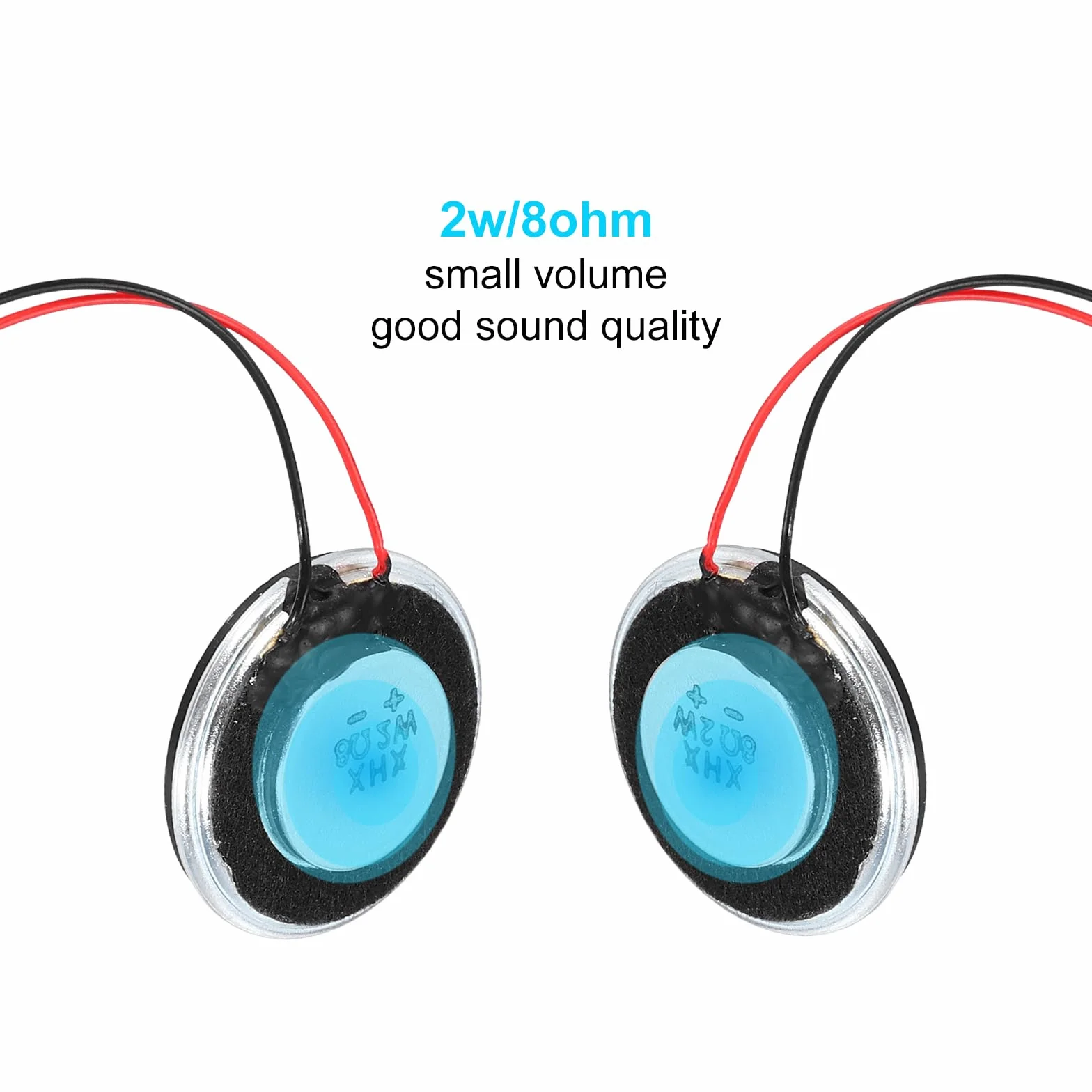 QUARKZMAN Głośniki 60 mm 2 W 8 omów Metalowa obudowa Magnetyczny 2 szt.