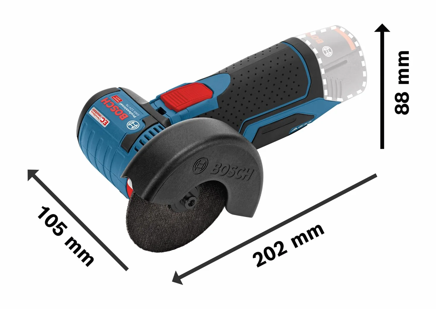 Bosch Professional Combo Kit GSR 12V-15 + GWS 12V-76 (w zestawie 2 x akumulator 2,0 Ah, ładowarka GAL 12 V-40, w L-BOXX)