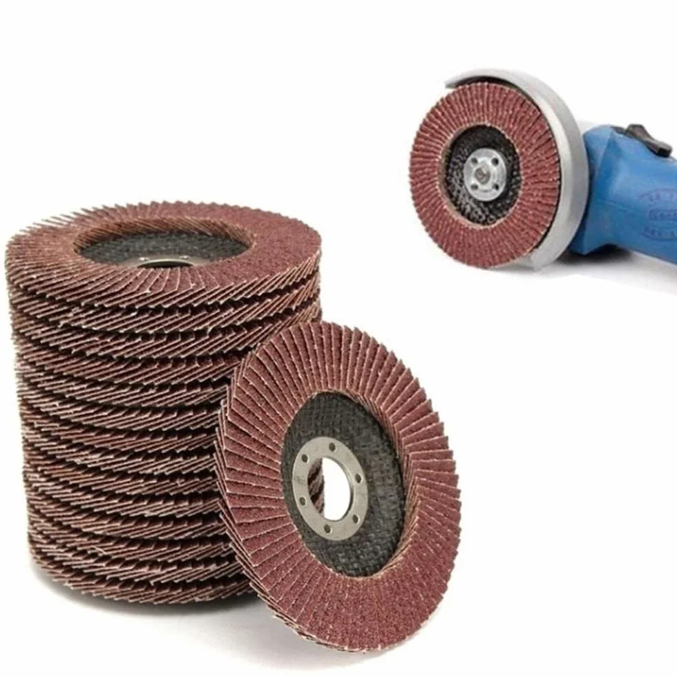 10 sztuk tarcz listkowych 4,5" do szlifierek kątowych - najwyższej jakości tarcze szlifierskie z tlenku glinu(60grit)