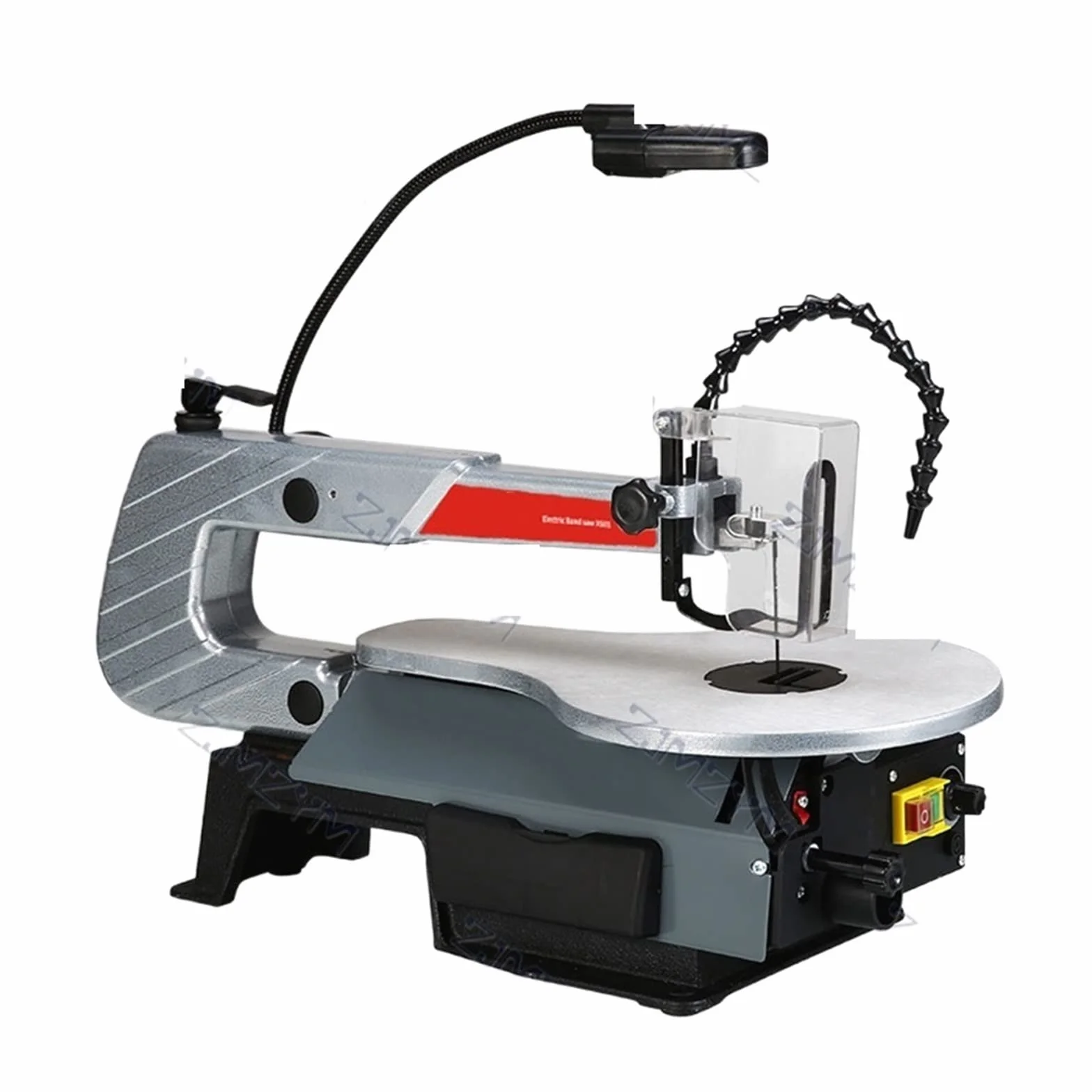 Wielofunkcyjna wyrzynarka elektryczna piła do krzywizn gospodarstwa domowego bezpyłowa maszyna do obróbki drewna pulpitowa piła drutowa 180W 400-1600 obr./min Do samodzielnego montażu