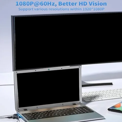 Konwerter VGA na HDMI 1080P 60Hz Adapter wideo do komputera