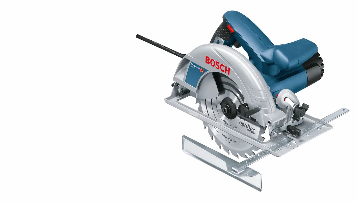Bosch Professional: pilarka tarczowa GKS 190 (1400 W, średnica tarczy pilarskiej 190 mm, prędkość obrotowa bez obciążenia 5.500 min-1)