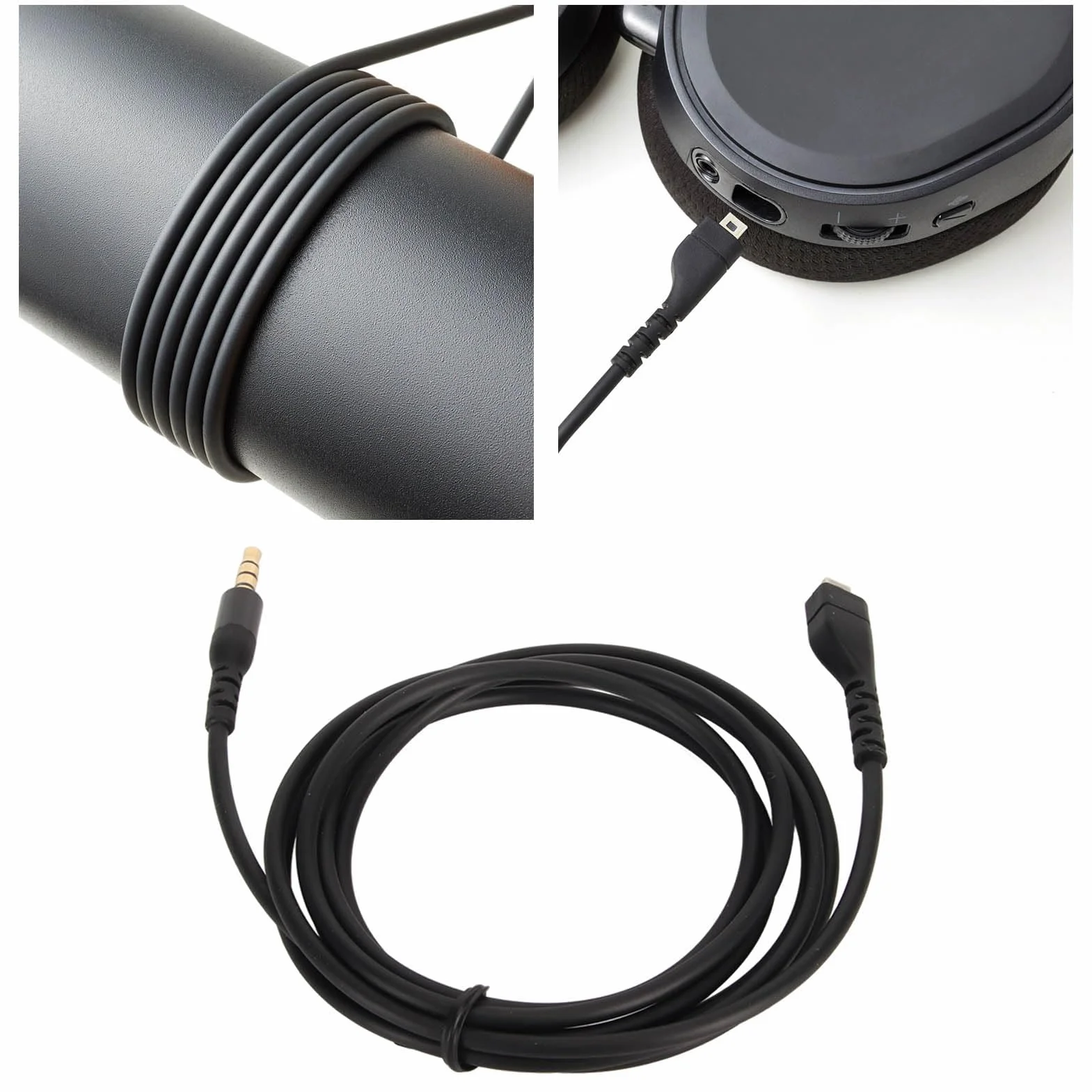 Zapasowy Kabel Audio do for Steelseries 3 5 7 Pro Prime, Zamienny Kabel do Gamingowego Zestawu Słuchawkowego