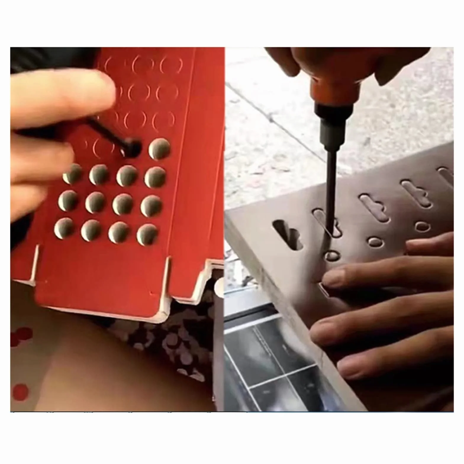 Mini Air Palm Hammer ręczne pneumatyczne narzędzie do czyszczenia otworów młot udarowy wewnętrzna maszyna drukowanie opakowań Punch(SET1)