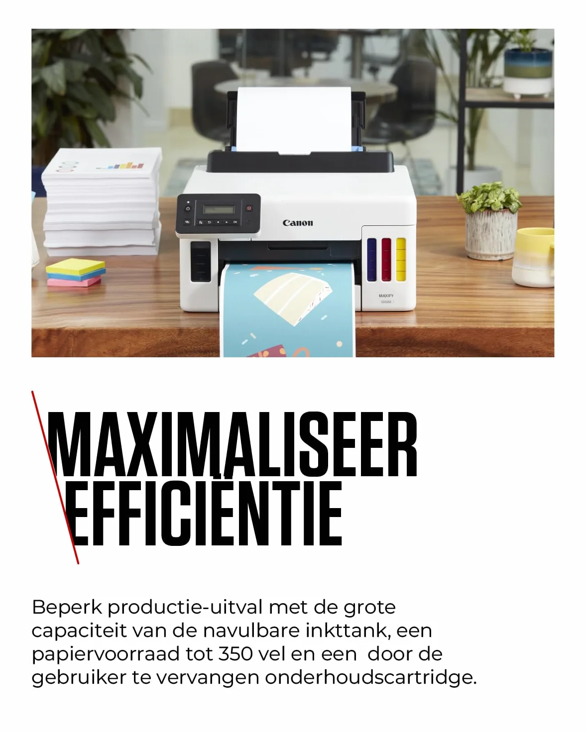 Canon MAXIFY GX5050 drukarka farve