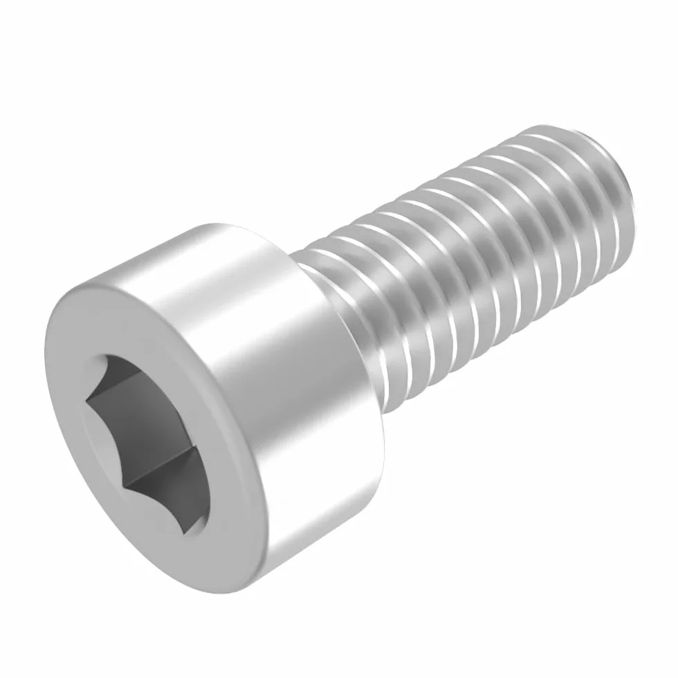 SECCARO Śruba cylindryczna M2 x 5 mm, stal nierdzewna V2A VA A2, DIN 912 / ISO 4762, sześciokąt wewnętrzny, pełny gwint, 20 sztuk