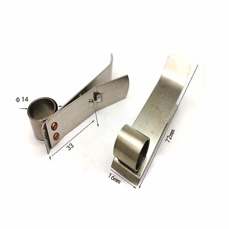 5 szt. Zacisk sprężynowy ze stali nierdzewnej Uchwyt szczotki węglowej do generatorów - Trwały zacisk zaciskowy(12X38MM)