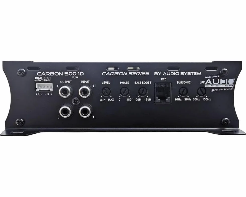 Audio System Carbon 500.1 D Mono 1-kanałowy wzmacniacz cyfrowy mono 500 W RMS