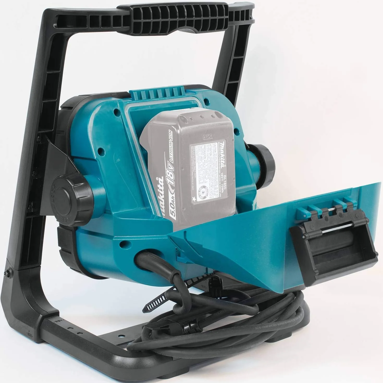 Makita DML805 Reflektor Budowlany LED 10 W 230 V Czarny/Turkusowy 26,42 x 33,02 x 16,51 cm