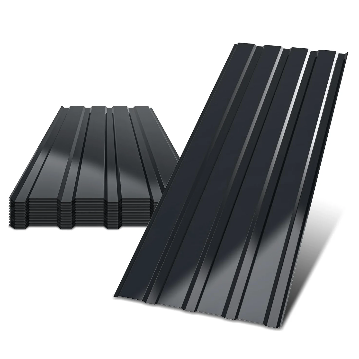 24 x blacha trapezowa 115 x 45 cm – 12,42 m², blacha dachowa, gładka powierzchnia, płyty z blachy falistej do dachu 0,25 mm, odporna na warunki atmosferyczne, nadaje się do domku ogrodowego