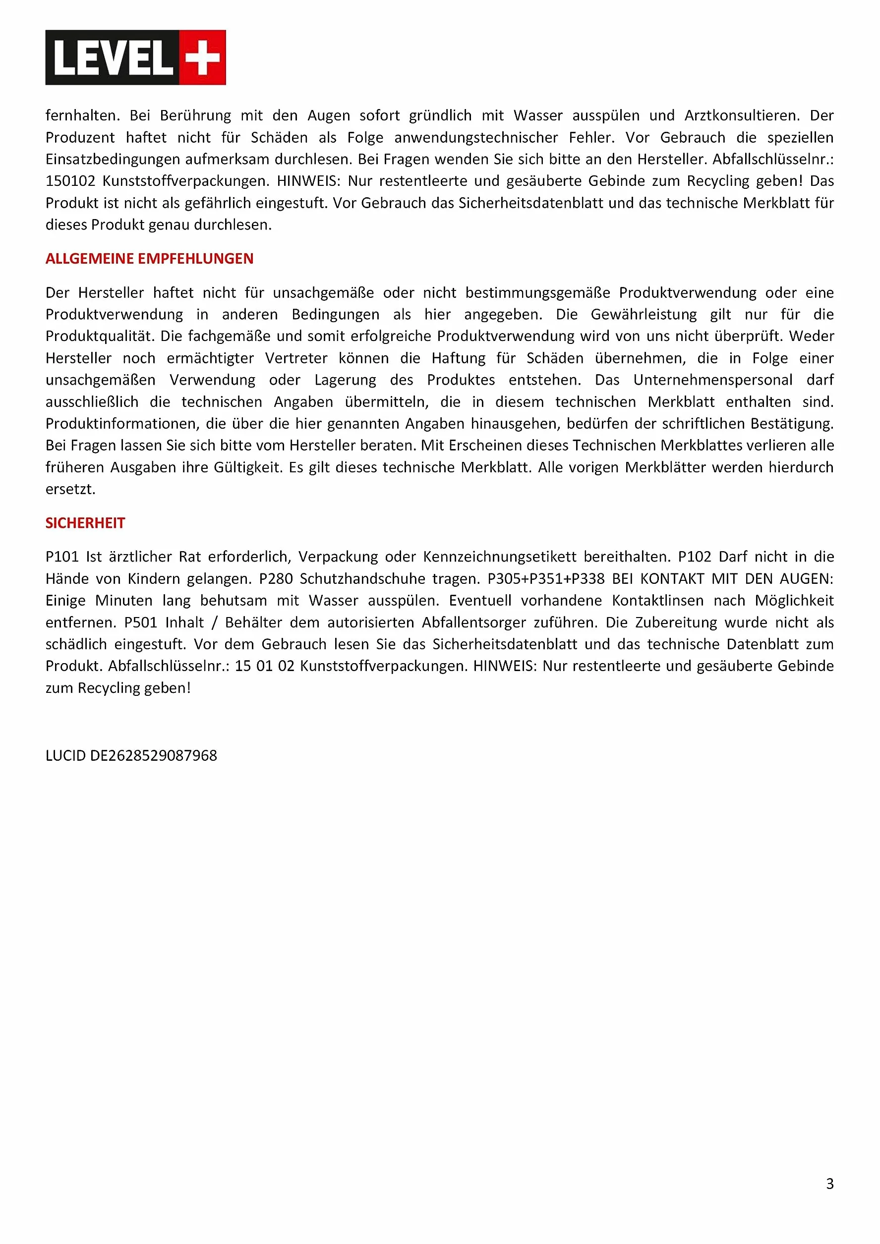 Grunt Głęboko Penetrujący Profesjonalny 10L Środek Gruntujący 1:1 Level+03