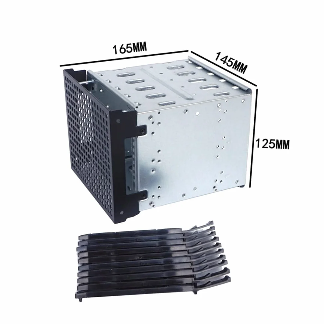 SATA HDD Cage Rack 13 cm 5 x 3,5 obudowa dysku twardego adapter tacy