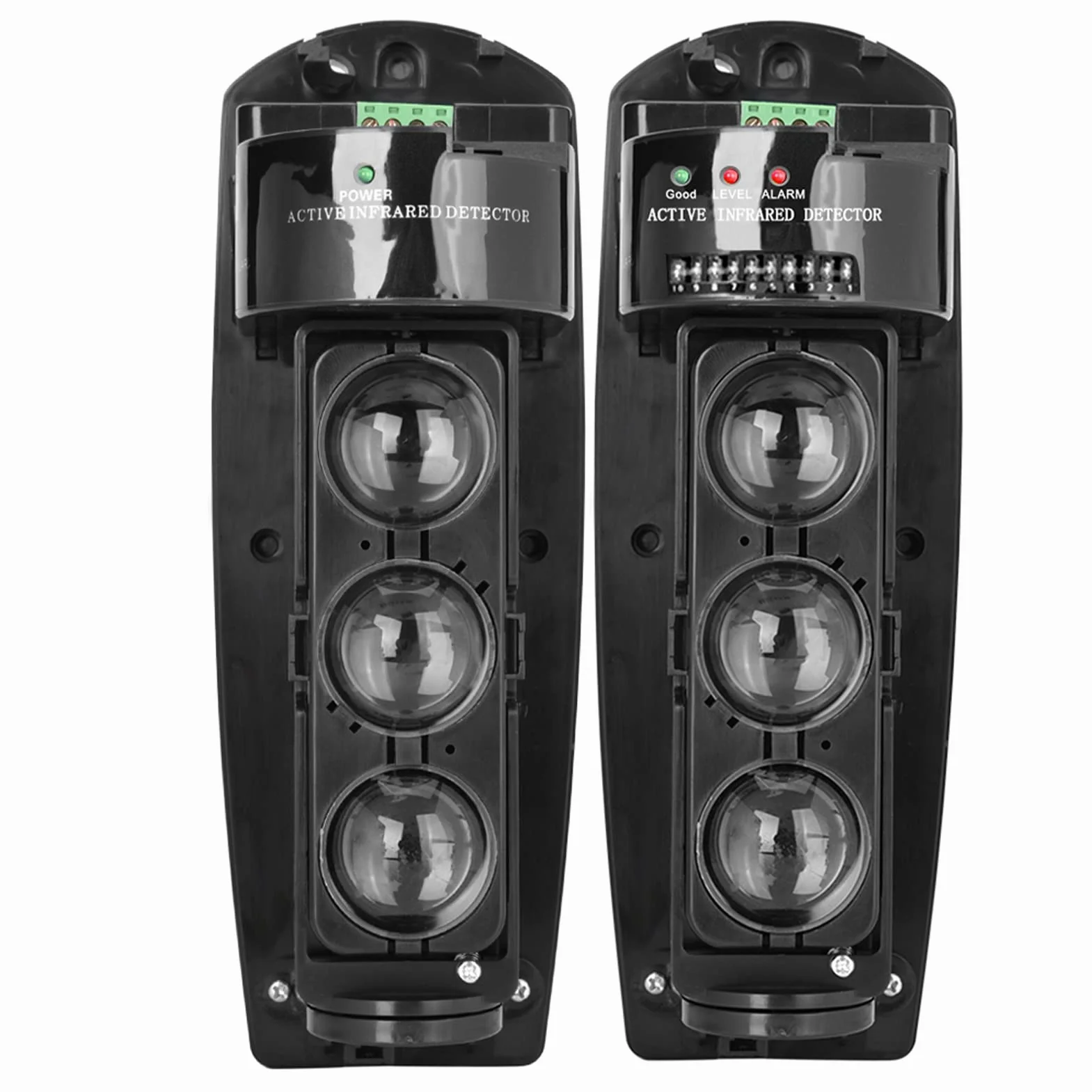 Detektory potrójnej wiązki Alarm potrójnej wiązki Fotoelektryczny detektor podczerwieni LED System bezpieczeństwa Transmisja bezprzewodowa dla systemu alarmowego w domu (ABE-250)